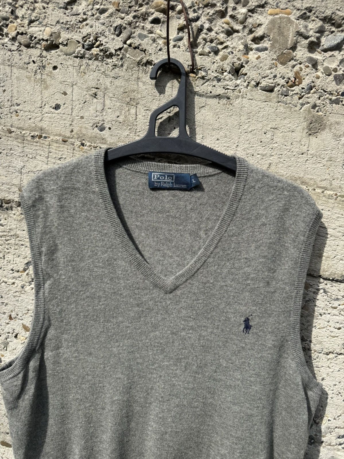 Polo Ralph Lauren Vintage Polo Ralph Lauren Wool Sweater Vest Size US L / EU 52-54 / 3 - 3 Thumbnail