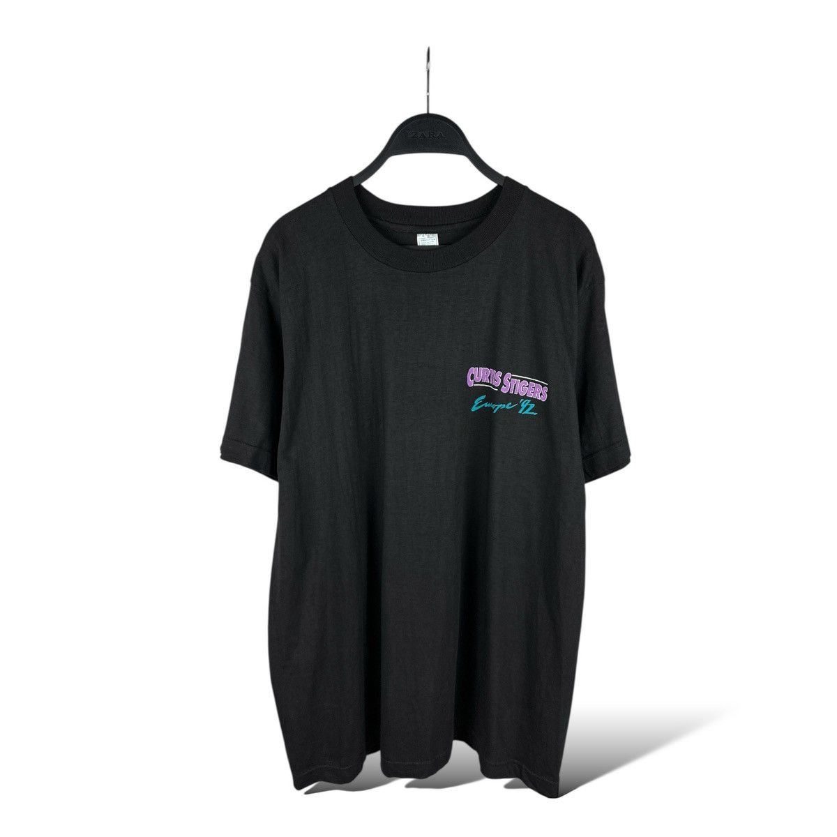 Band Tees Vintage 1992 Curtis Stigers European Tour T-Shirt Size US XL / EU 56 / 4 - 8 Thumbnail