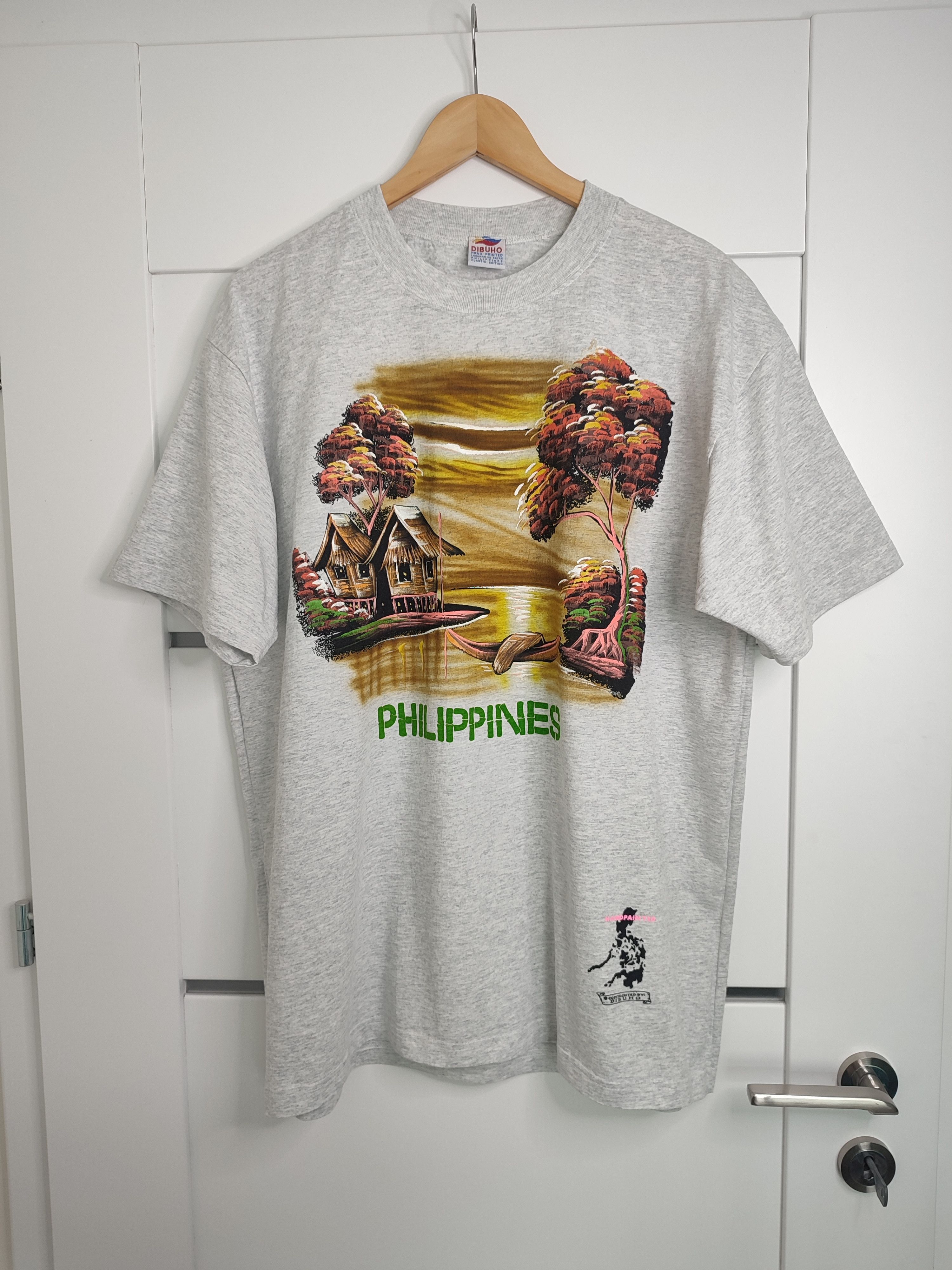 Vintage T-shirt men's Dibuho Philippines hand painted Size US XL / EU 56 / 4 - 1 Thumbnail