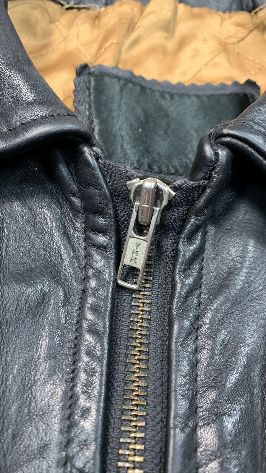 Vintage 90s Vintage Grunge Biker Leather Jacket Size US XL / EU 56 / 4 - 14 Thumbnail