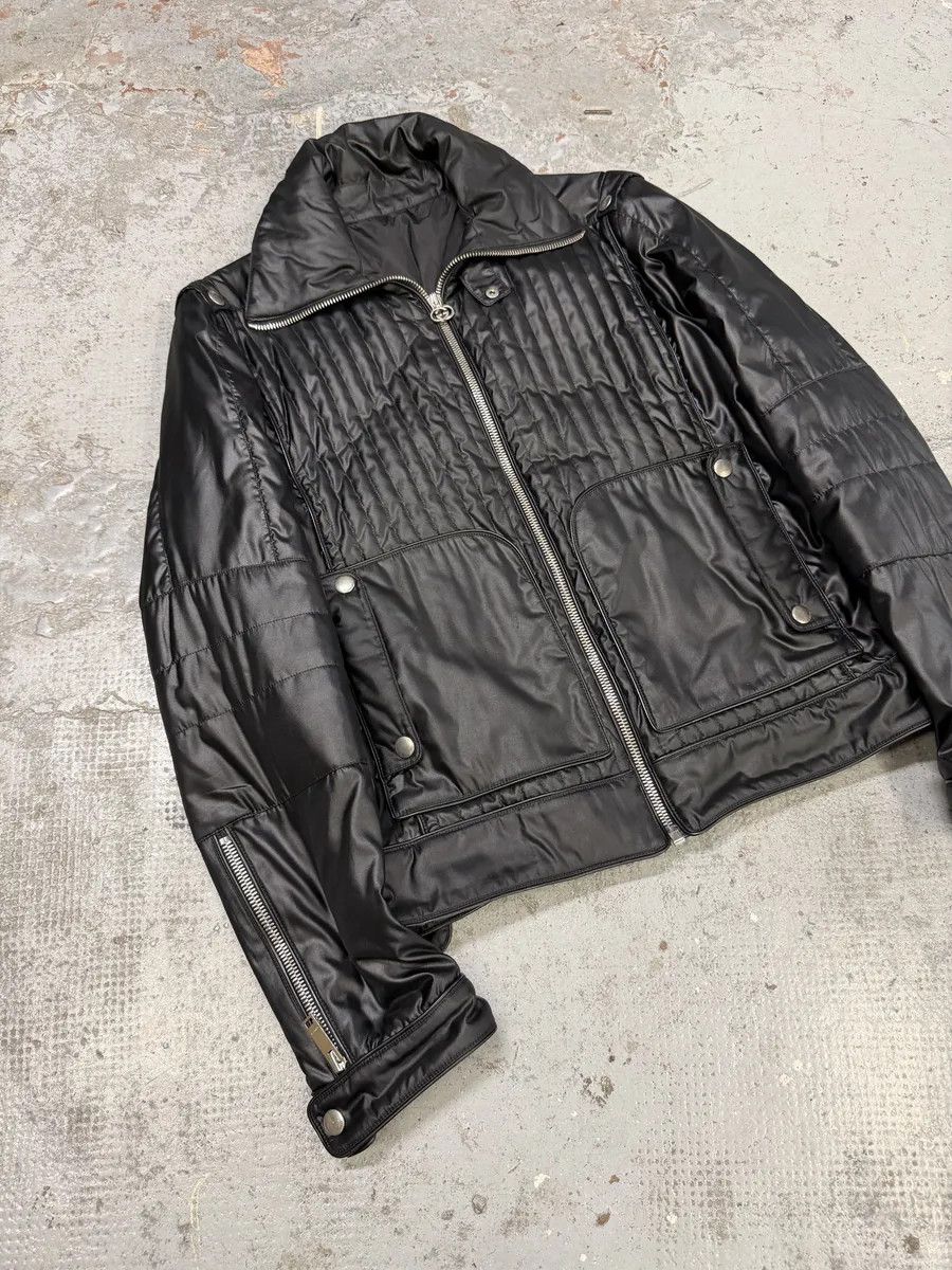 Gucci 2000s Gucci Black Biker Avnat-Garde Puffer Jacket by Tom Ford Size US L / EU 52-54 / 3 - 8 Thumbnail