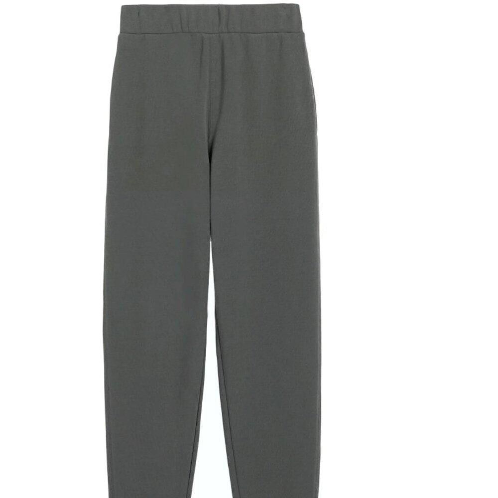 Max Mara Leisure Pesca Cotton Jersey Joggers in Khaki Sz M