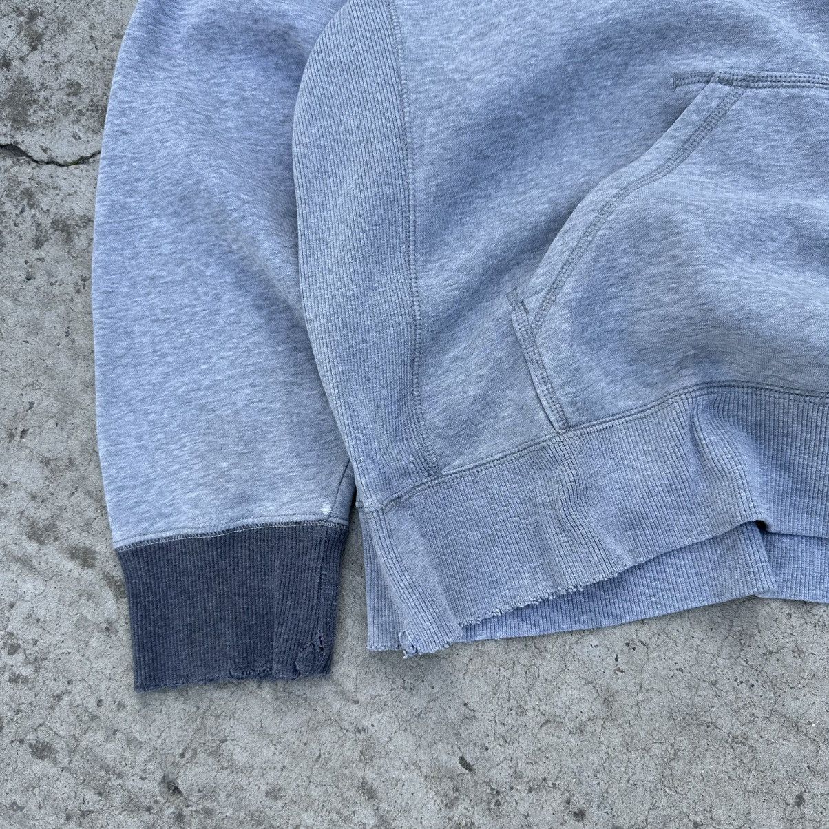 Nike VTG Nike Hoodie Blue Swoosh Size XXL Y2K 00s Grunge Crazy Size US XXL / EU 58 / 5 - 4 Thumbnail