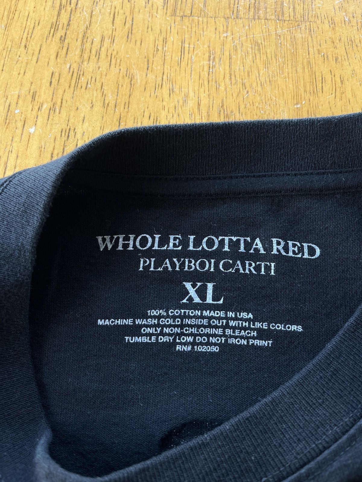 Playboi Carti Playboi Carti Whole Lotta Red Longsleeve Size US XL / EU 56 / 4 - 5 Thumbnail