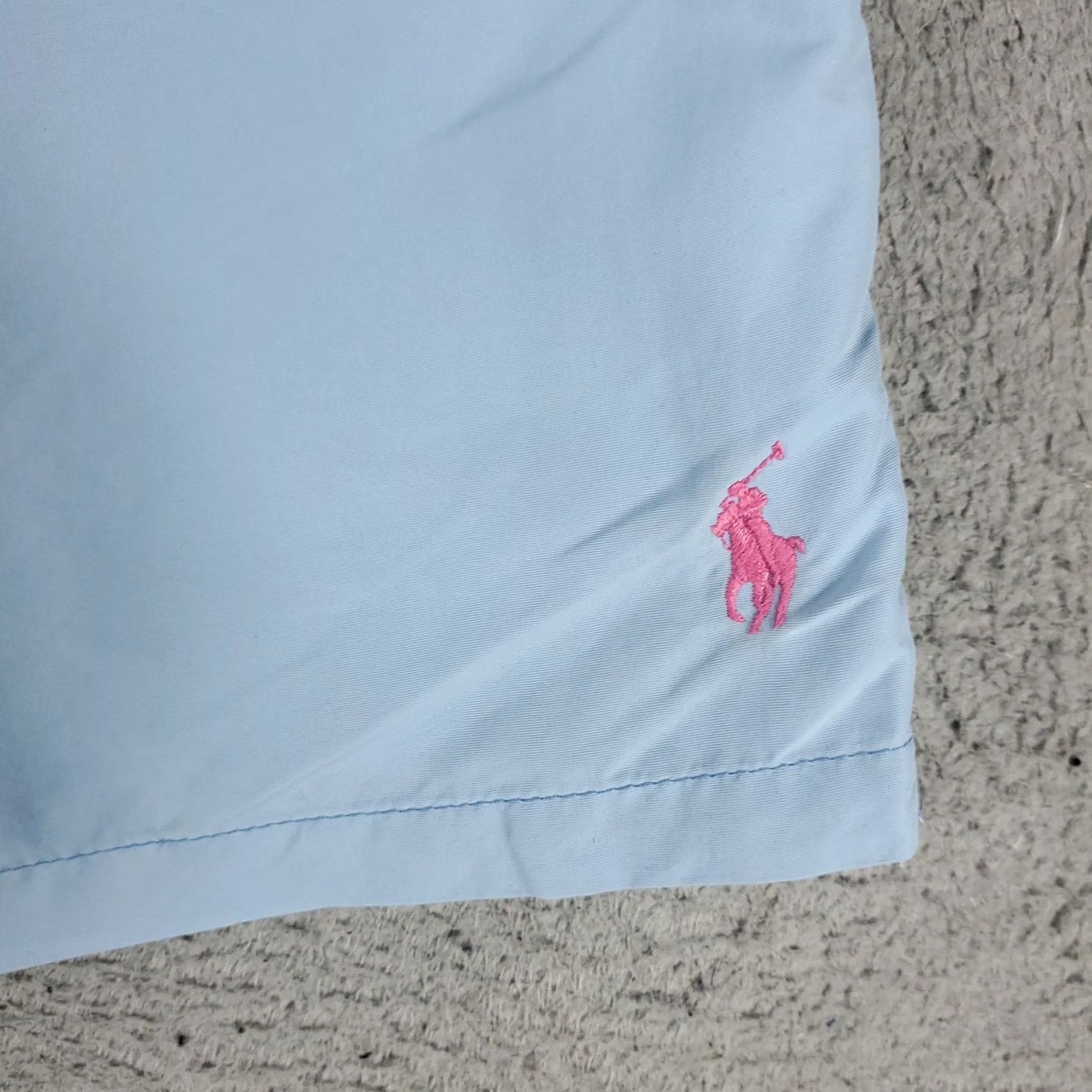 Polo Ralph Lauren Ralph Lauren Mens 2XLT Light Blue Pony Lace Tie Board Shorts Swim Trunks Size US 39 - 3 Thumbnail