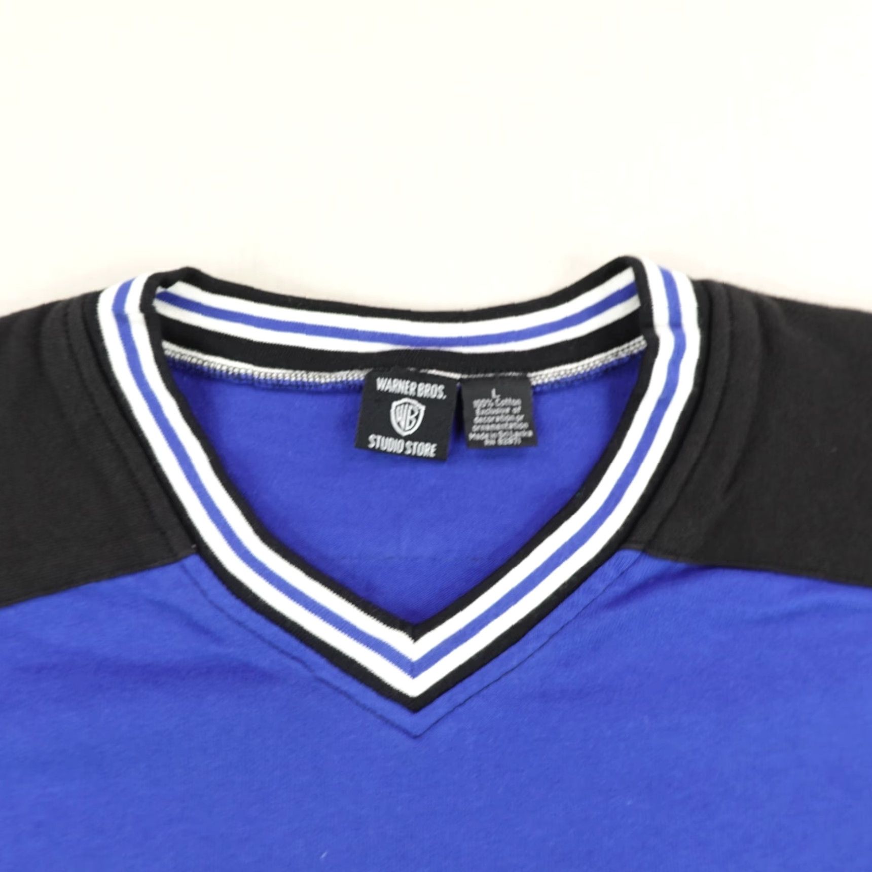 Vintage Vintage Warner Bros. Tasmanian Devil Hockey Jersey Men Large Blue 90s Cartoon Sports Size US L / EU 52-54 / 3 - 3 Thumbnail