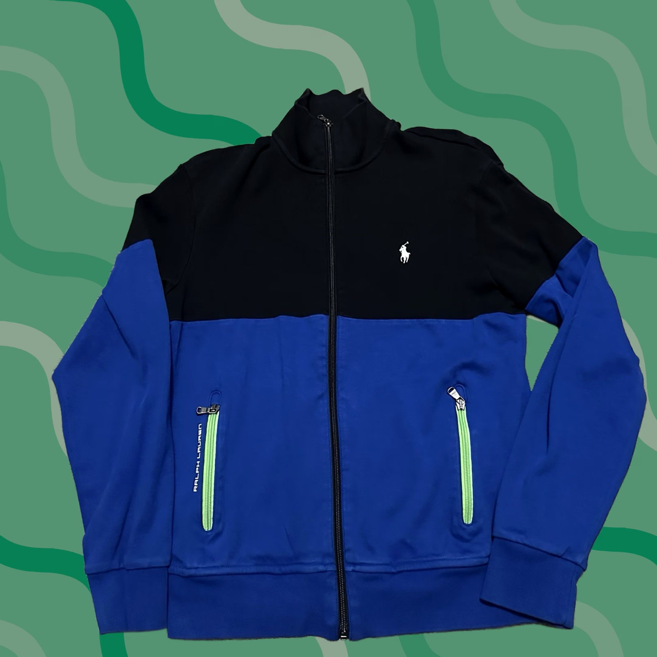 Polo Ralph Lauren Polo Ralph Lauren Jacket Mens Small Full Zip Pony Colorblock Blue Size US S / EU 44-46 / 1 - 1 Thumbnail