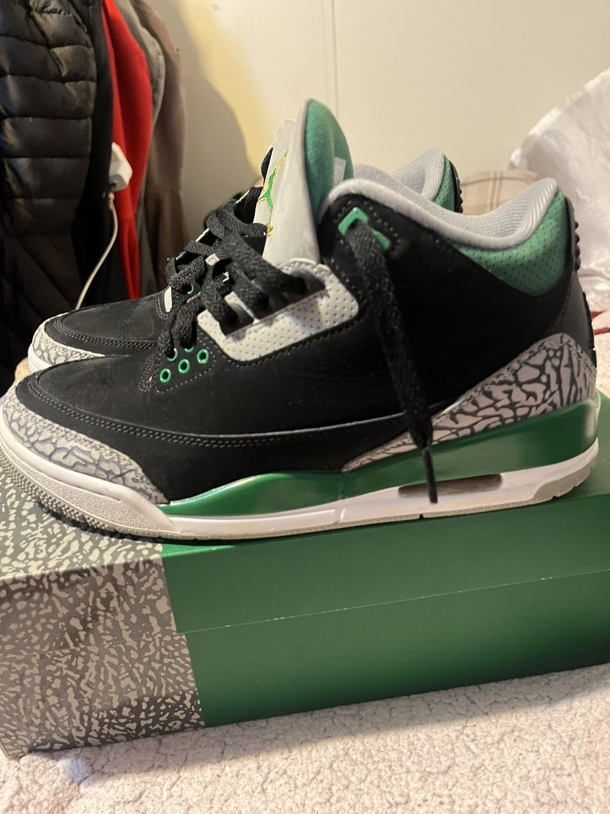 Jordan Brand × Nike jordan 3 pine green Size US 8 / EU 41 - 3 Thumbnail