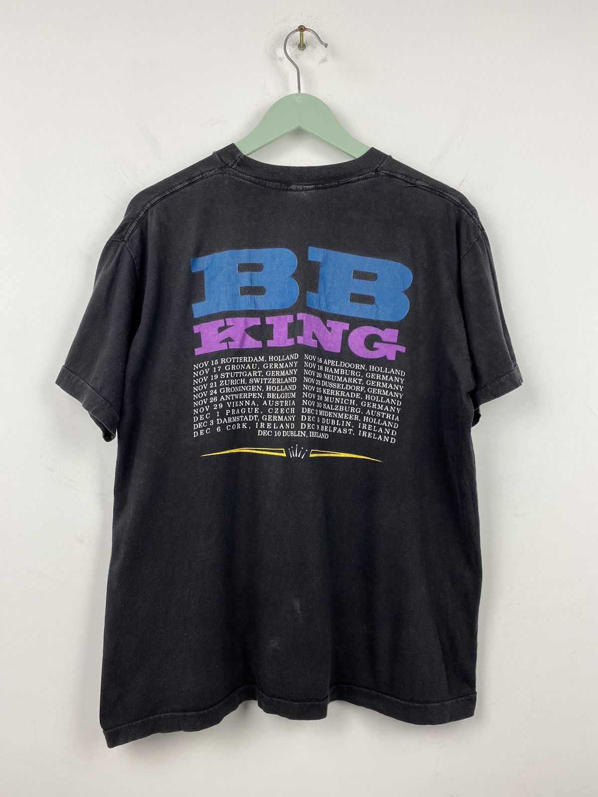 Band Tees Vintage BB King Peace the World Tour Jazz Icon T Shirt Tee Size US L / EU 52-54 / 3 - 7 Thumbnail