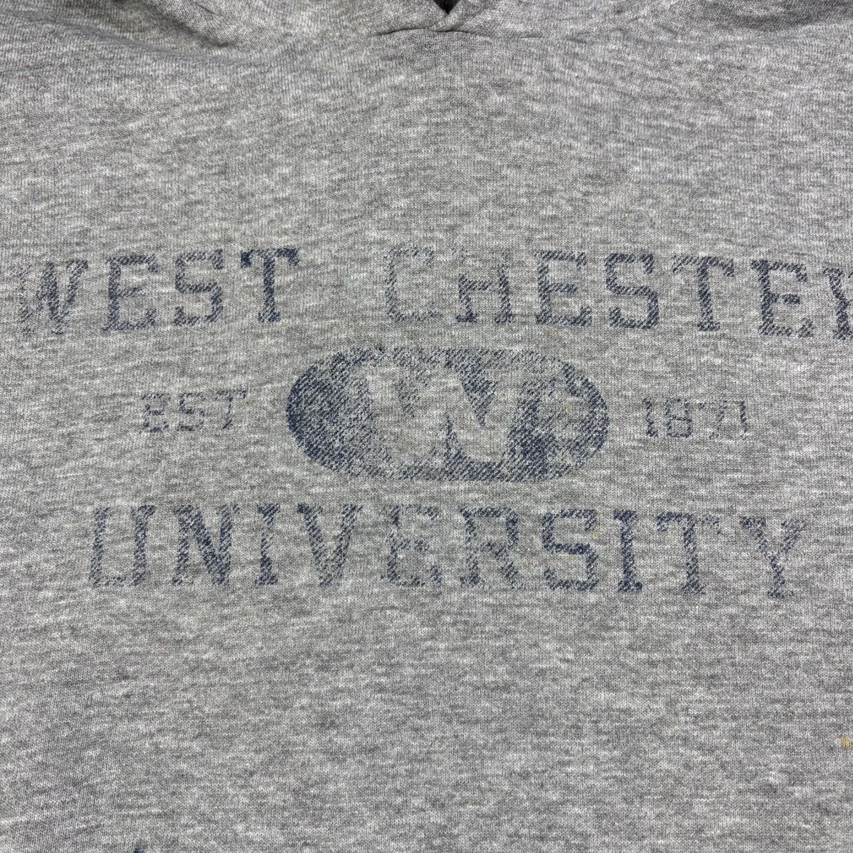 Jansport VINTAGE Jansport Hoodie Men L 90s College Gray Cotton Graphic Print Hooded Distressed Logo Size US L / EU 52-54 / 3 - 7 Thumbnail