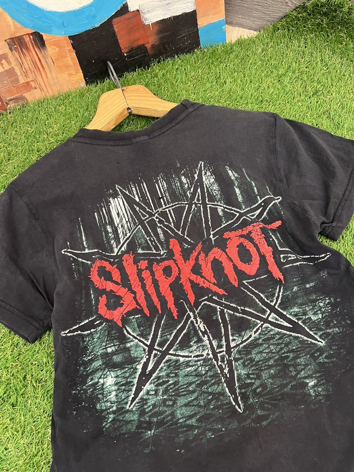 Band Tees × Slipknot × Vintage Vintage y2k Slipknot 00s T-Shirt rock band tee siz S Size US S / EU 44-46 / 1 - 8 Thumbnail
