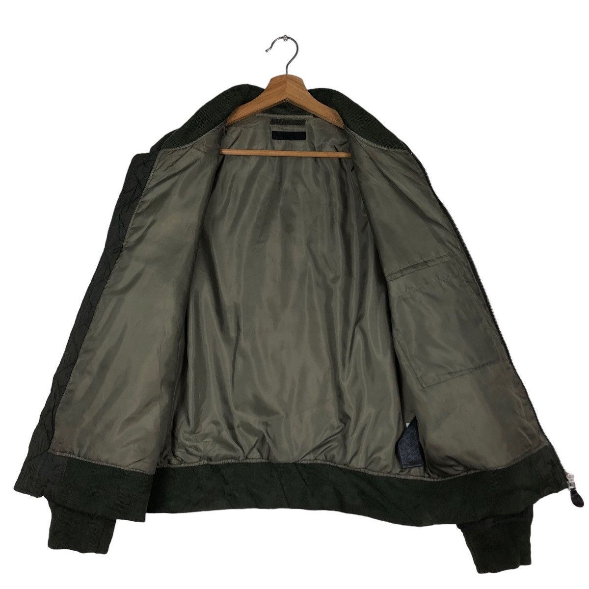 Japanese Brand Vintage Bomber Jacket Fly Military Uniqlo Japan IsseyMiyake Size US L / EU 52-54 / 3 - 13 Thumbnail