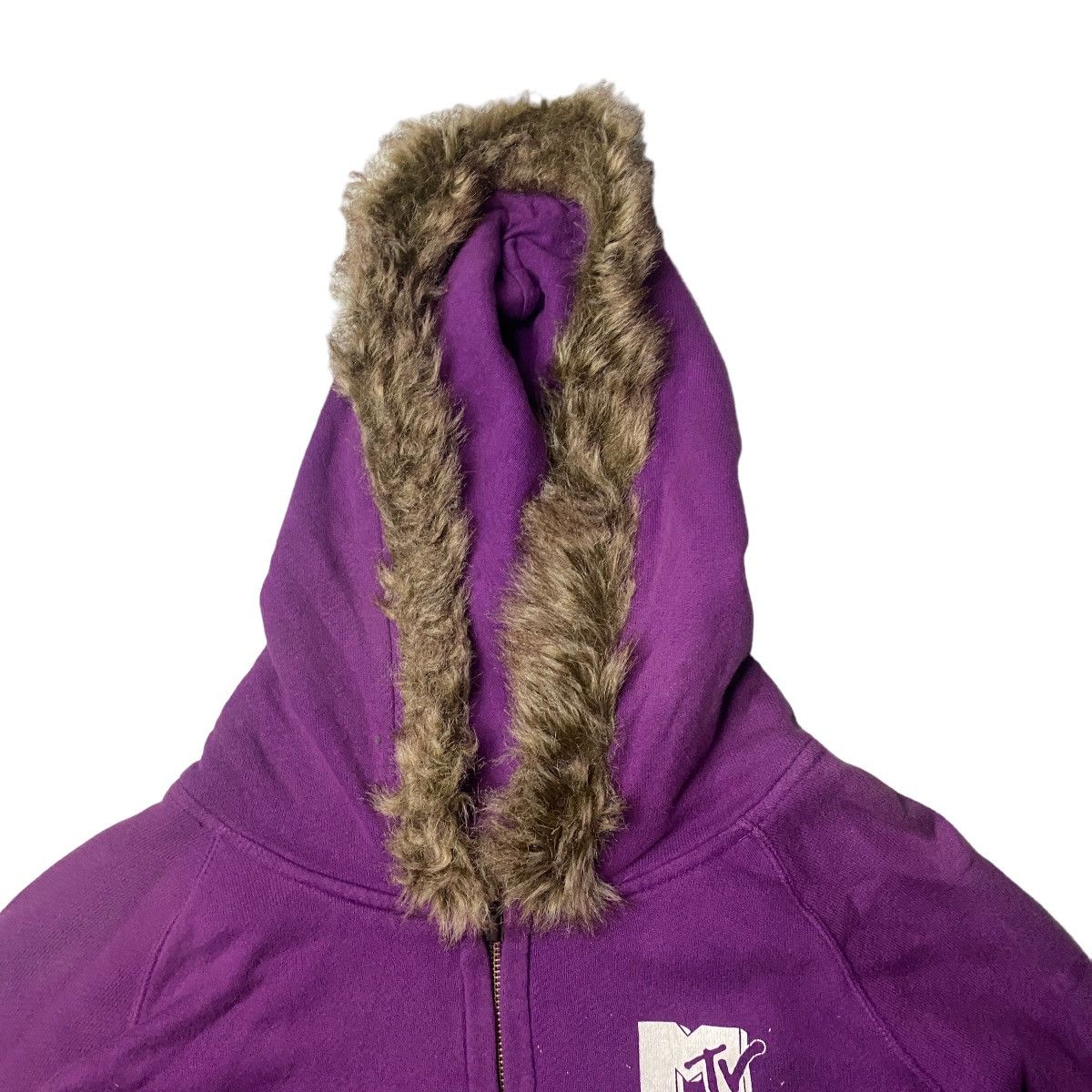 Beauty Beast × If Six Was Nine × Le Grande Bleu (L.G.B.) 2000's MTV Punk Fur Hoodie Lgb Style Size US L / EU 52-54 / 3 - 2 Thumbnail