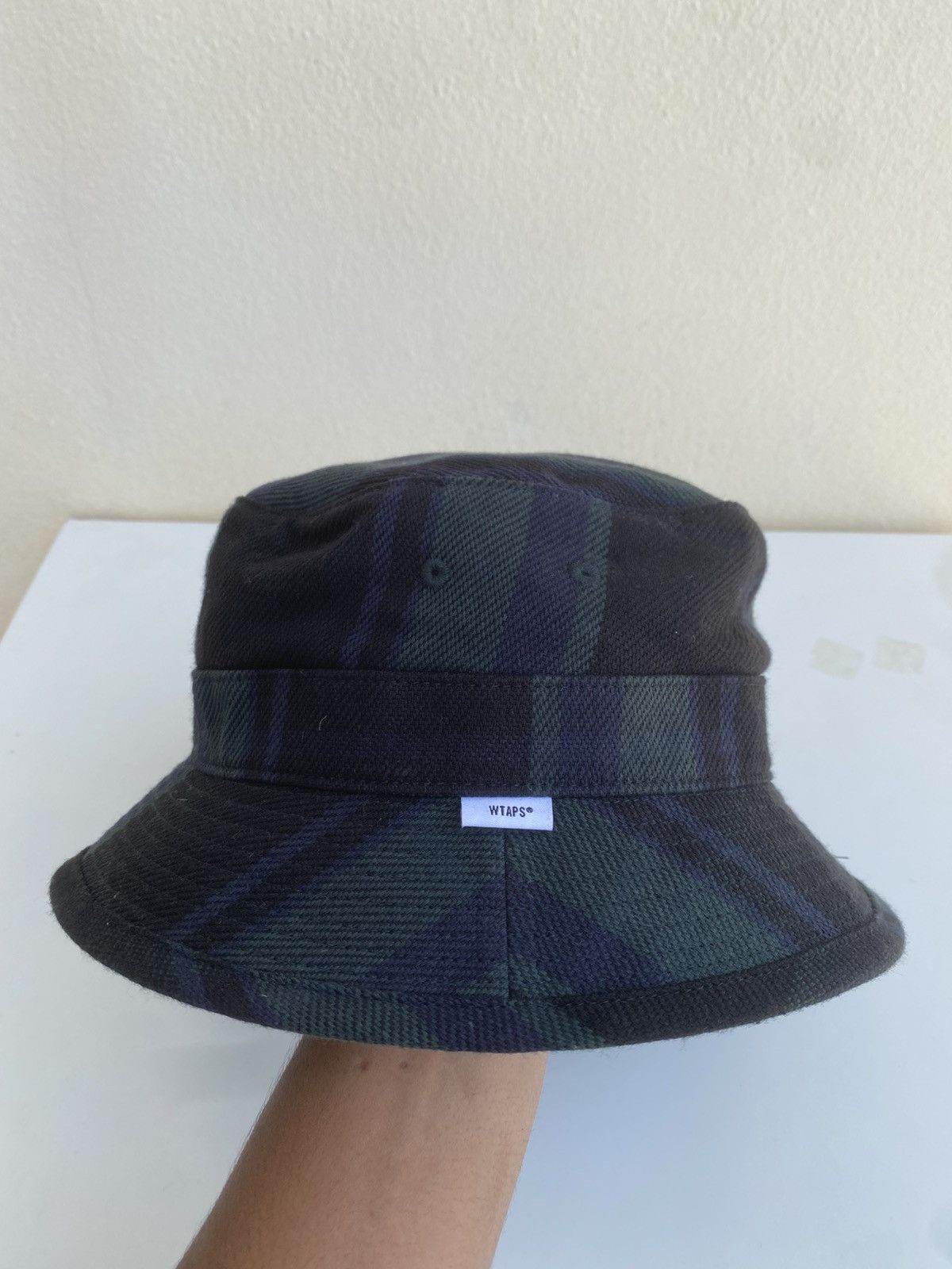 Wtaps Rare WTAPS Checkered Design Cotton Bucket Hat Size ONE SIZE - 6 Thumbnail
