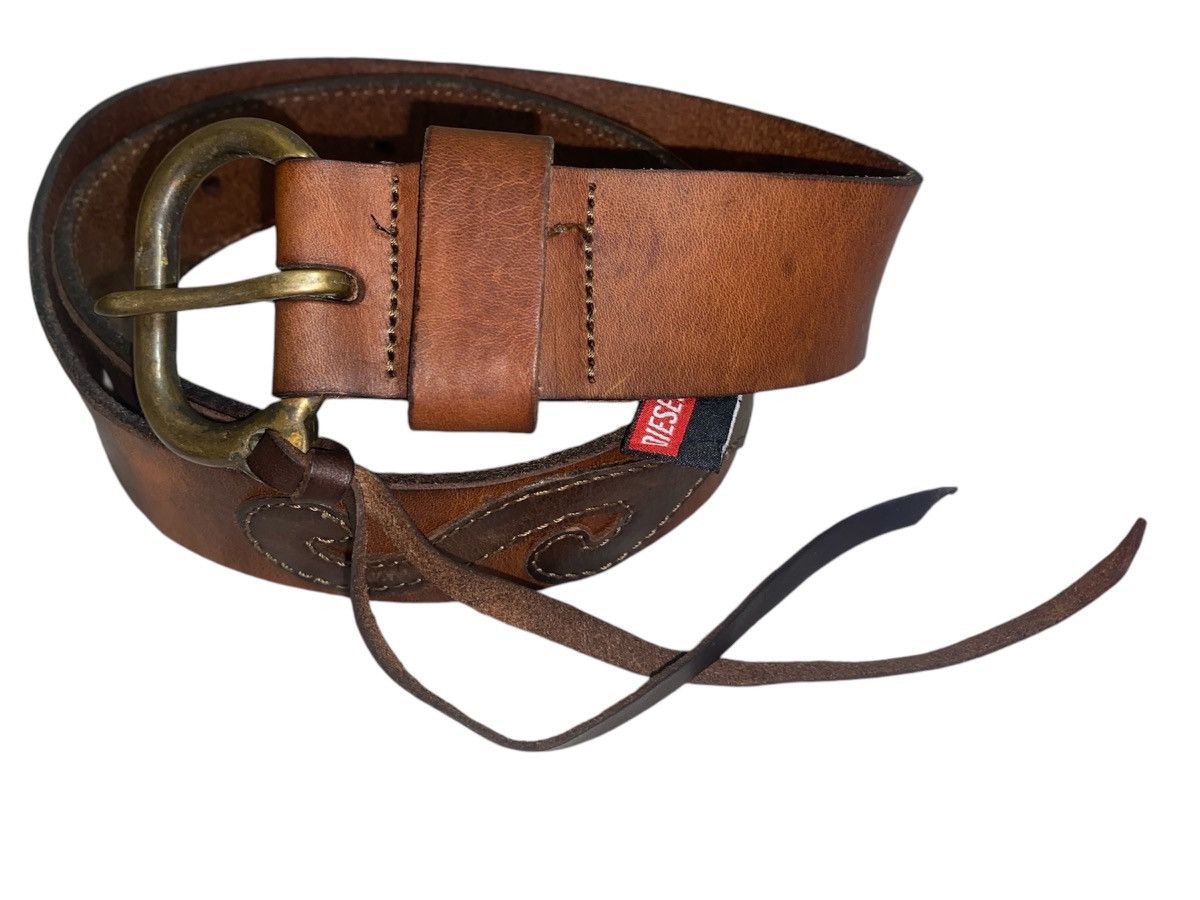 Diesel × Vintage Vintage Diesel Genuine Leather Belt Size ONE SIZE - 16 Thumbnail
