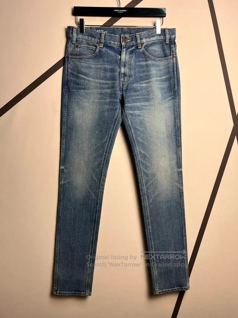 Celine CELINE Water-Washed Blue Basic Denim Jeans Size US 30 / EU 46 - 1 Thumbnail