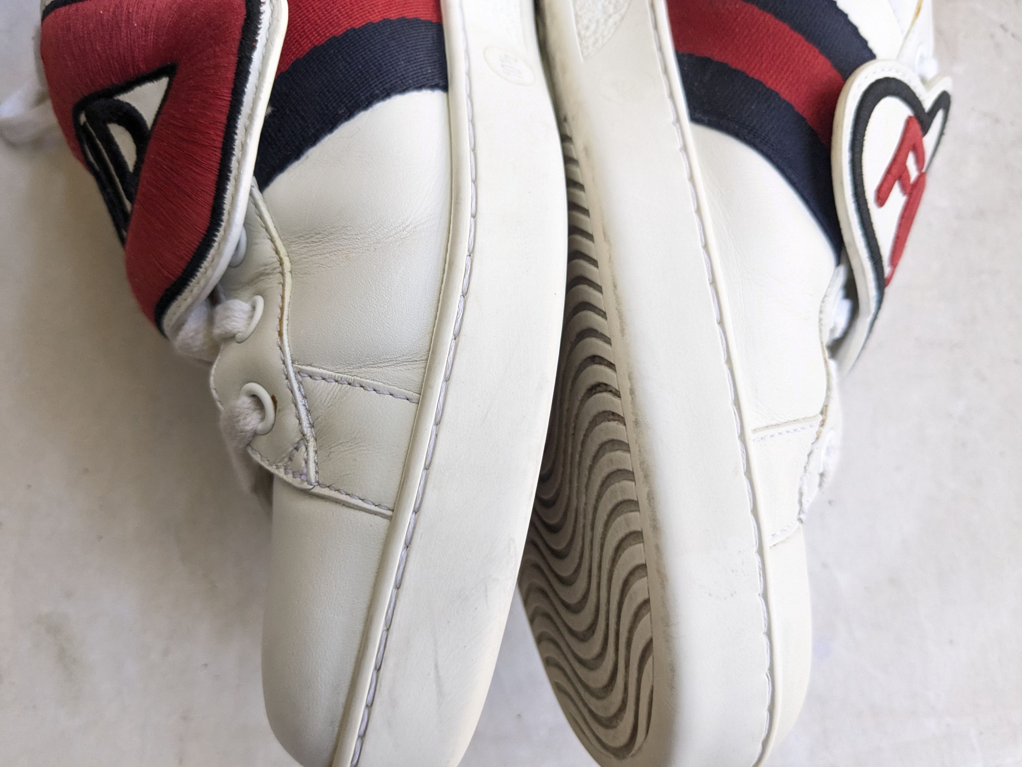 Gucci Gucci Ace Sneakers White 11 White Low Tops Size US 11 / EU 44 - 11 Thumbnail