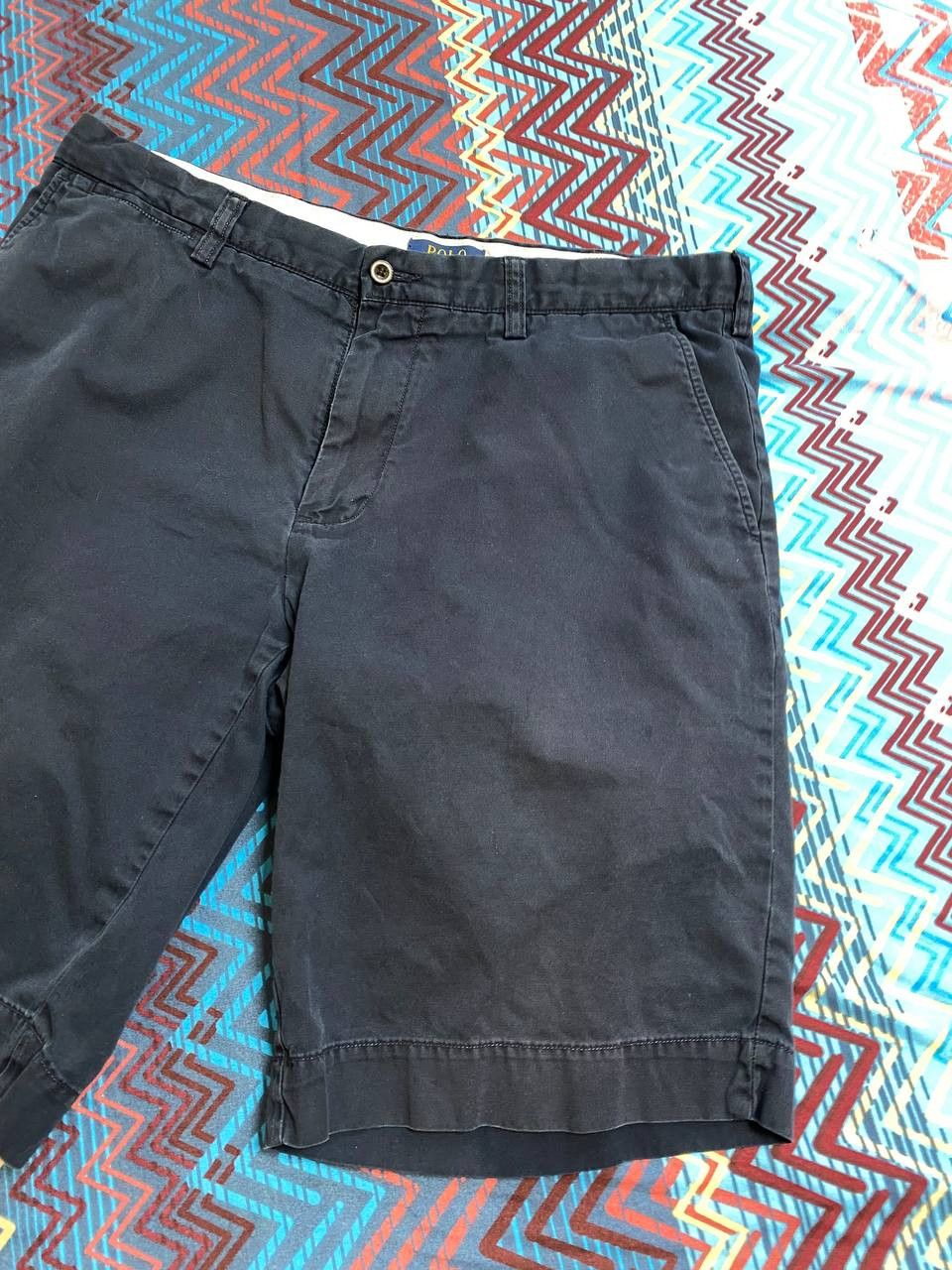Polo Ralph Lauren Polo Ralph Lauren Chino Slim Fit Blue Shorts Mens Size US 34 / EU 50 - 5 Thumbnail