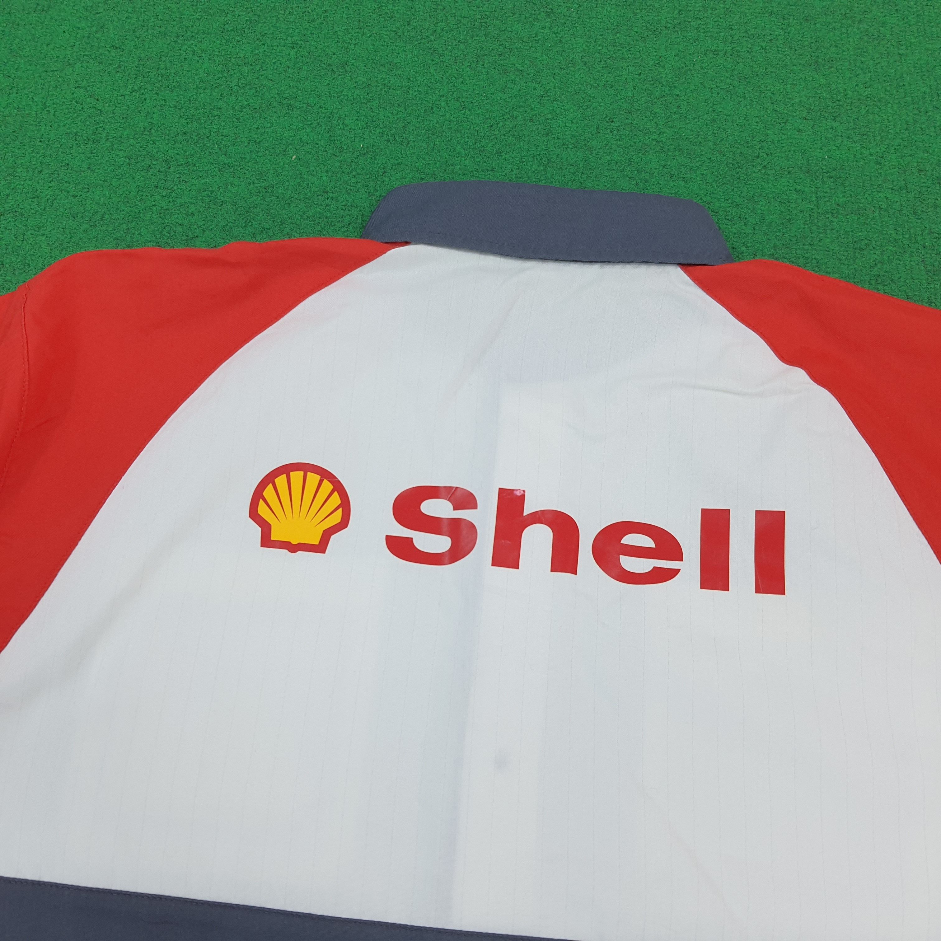 Vintage Vintage Shell Oil Company Staff Uniform Work Shirt C301N65 Size US L / EU 52-54 / 3 - 4 Thumbnail
