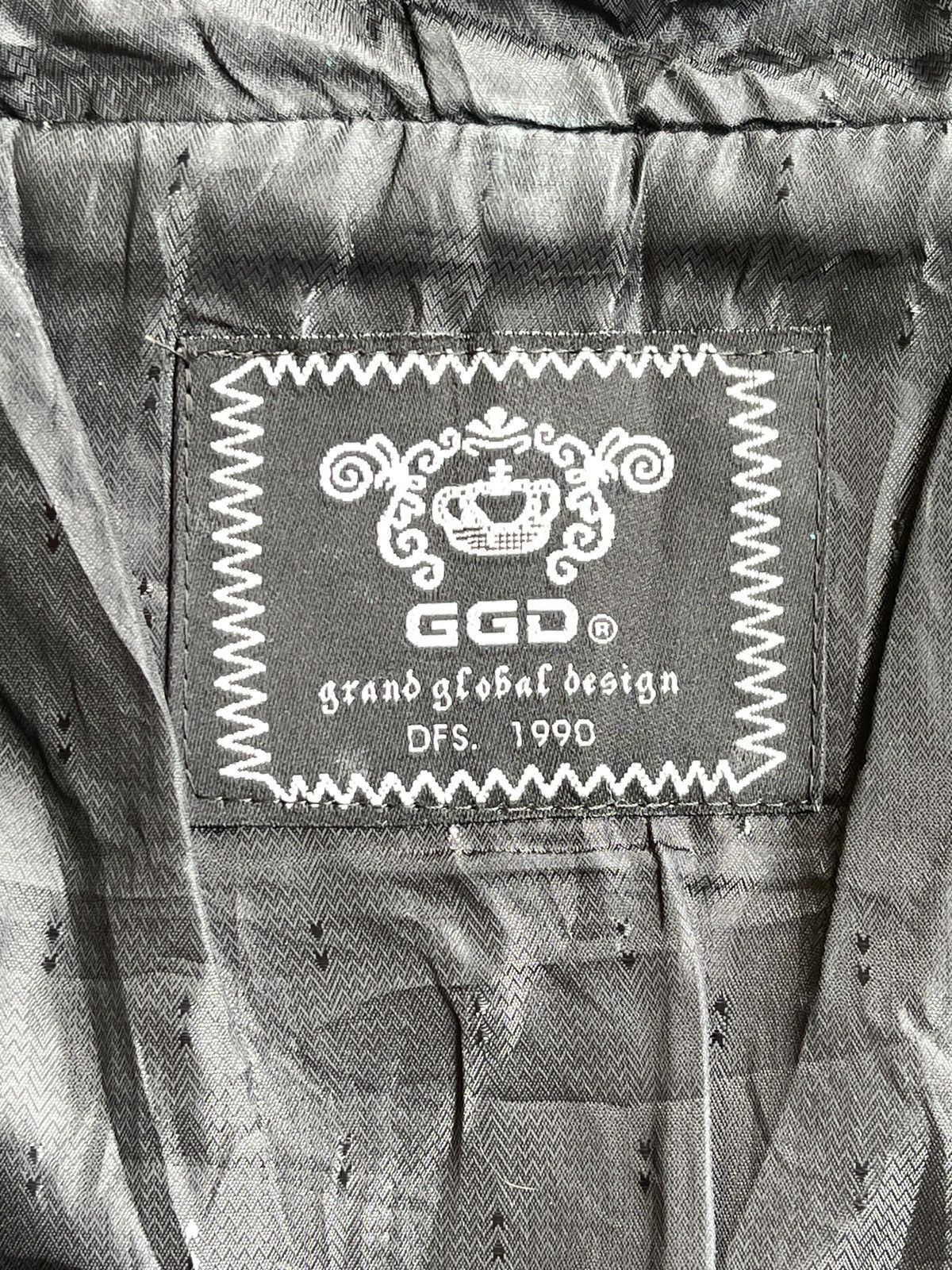 14th Addiction GGD Japan Leather Hoodie Jacket Size L / US 10 / IT 46 - 6 Thumbnail