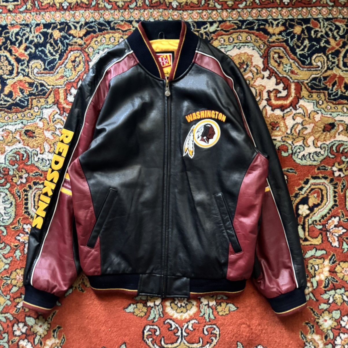 NFL Vintage Washington Redskins leather jacket Size US L / EU 52-54 / 3 - 1 Thumbnail