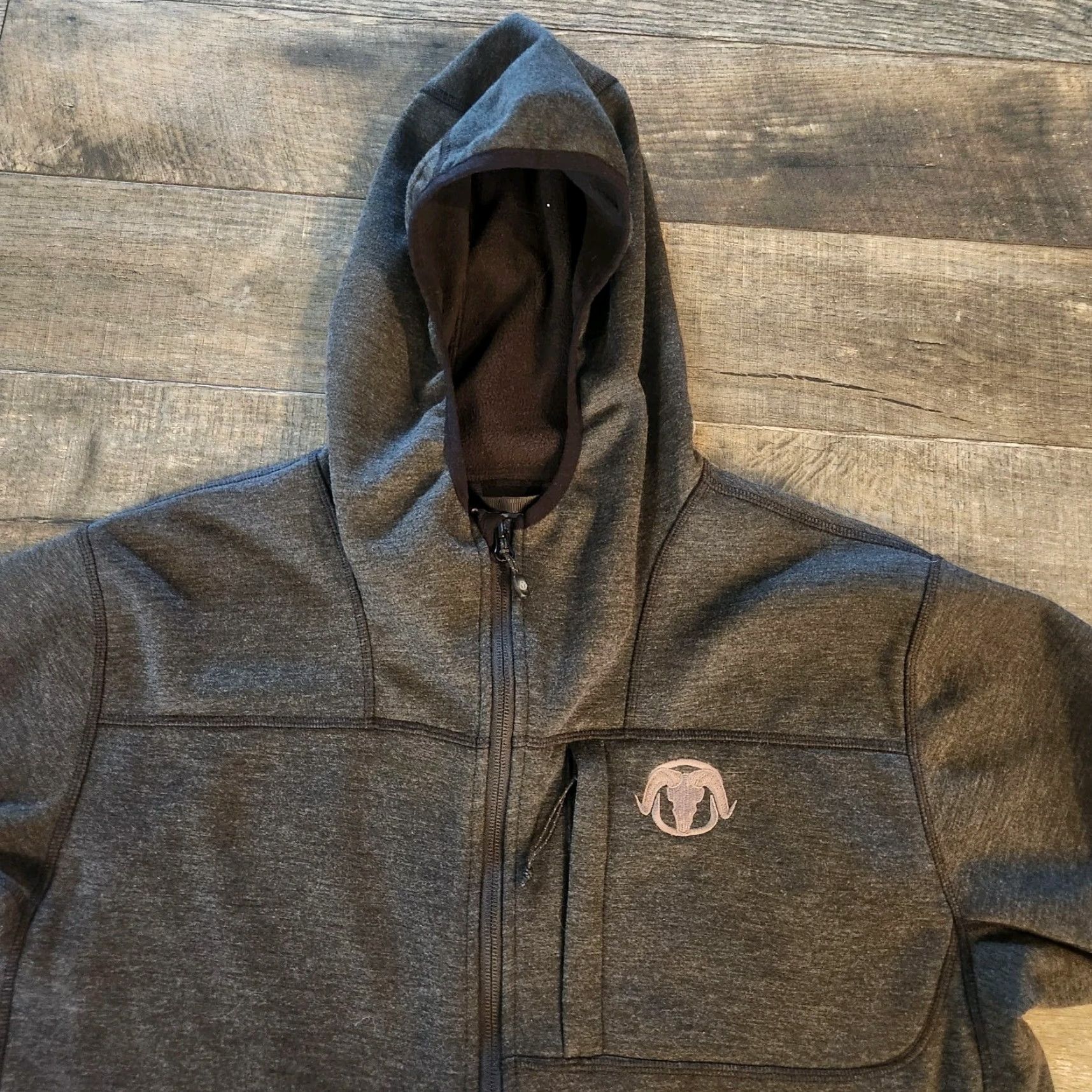 Vintage VINTAGE BlackOvis Trailhead Hoodie Mens XL Gray Charcoal Full Zip Hunting Fleece Jacket Size US XL / EU 56 / 4 - 5 Thumbnail