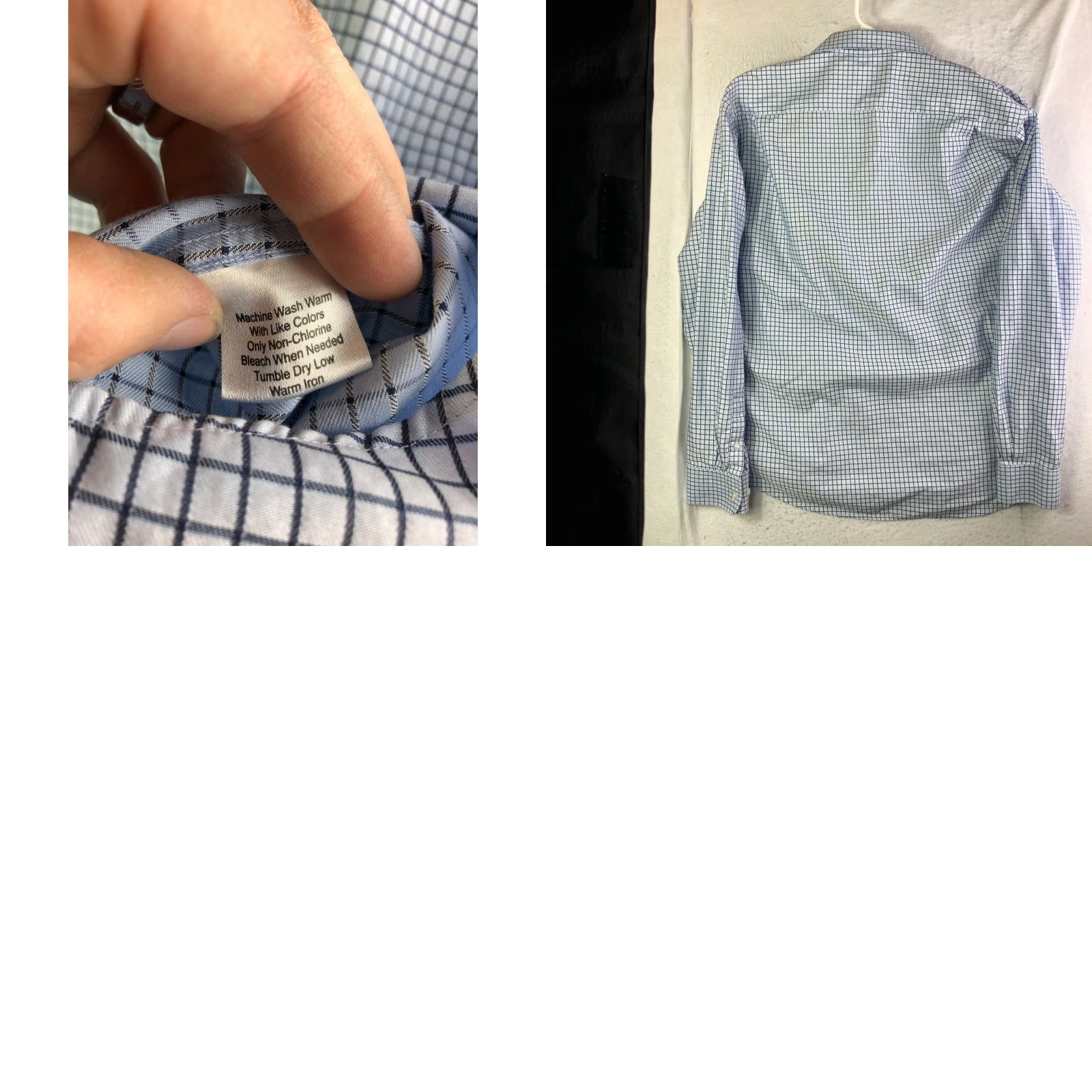 Pronto Uomo Pronto Uomo Shirt Long Sleeve Button-Up Mens XXL Blue Plaid Shirt Size US XXL / EU 58 / 5 - 8 Thumbnail