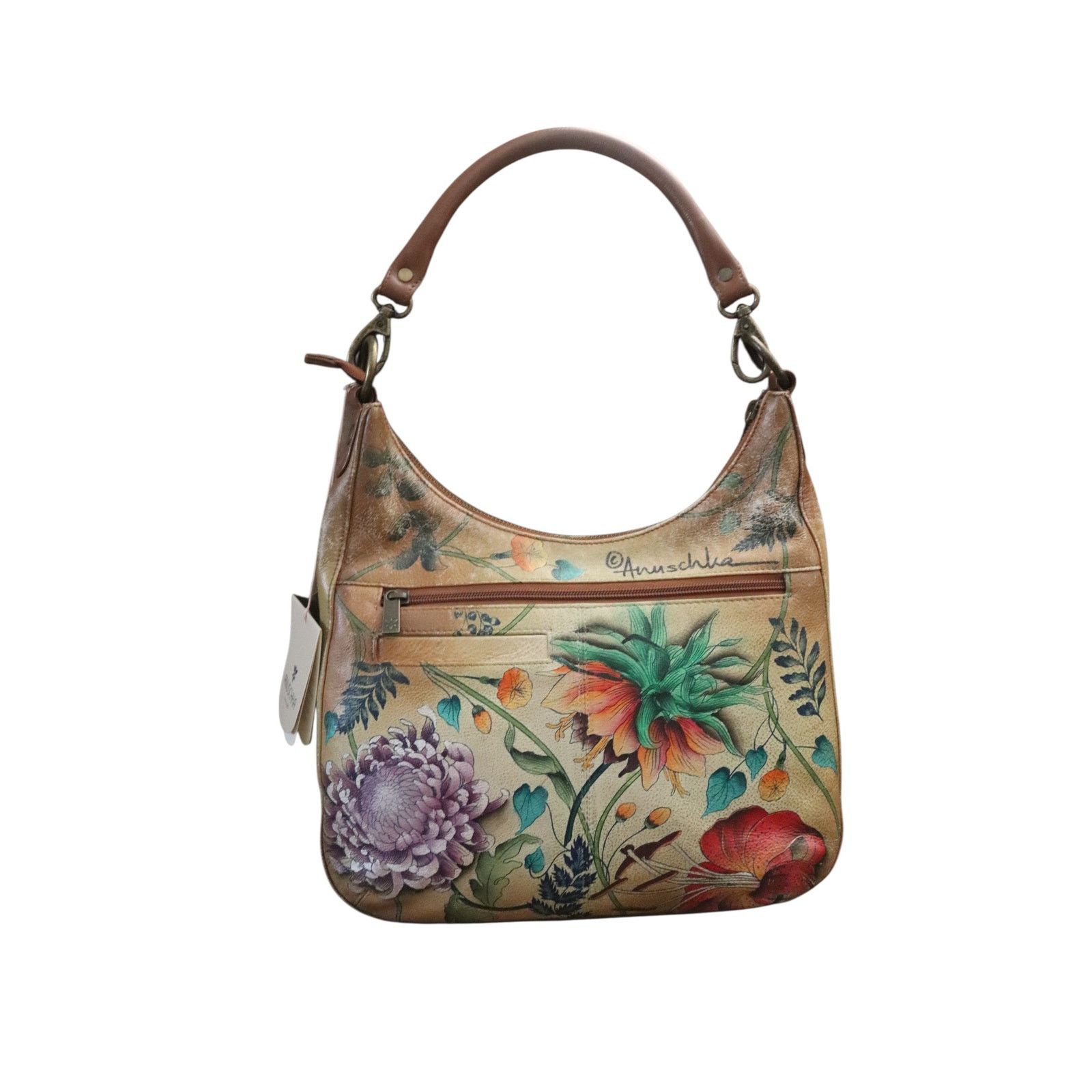 Designer NWT Anuschka Slim Hobo Bag Size ONE SIZE - 2 Thumbnail