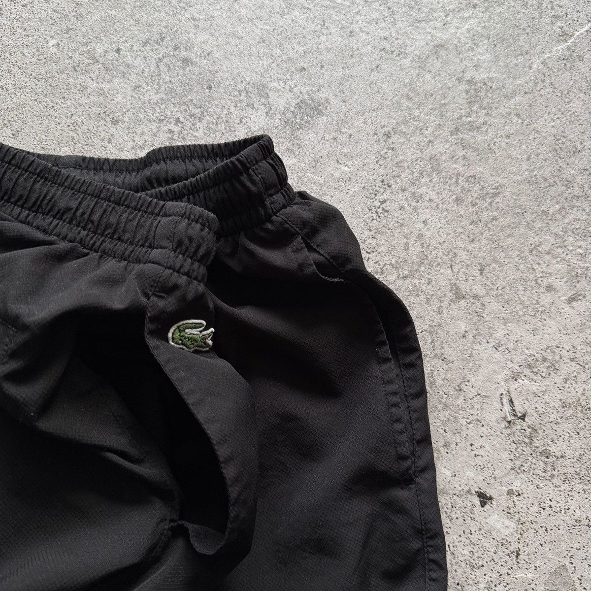 Lacoste Lacoste Mens Black Pants Joggers Elastic Waist Drawstring Size US 30 / EU 46 - 6 Thumbnail