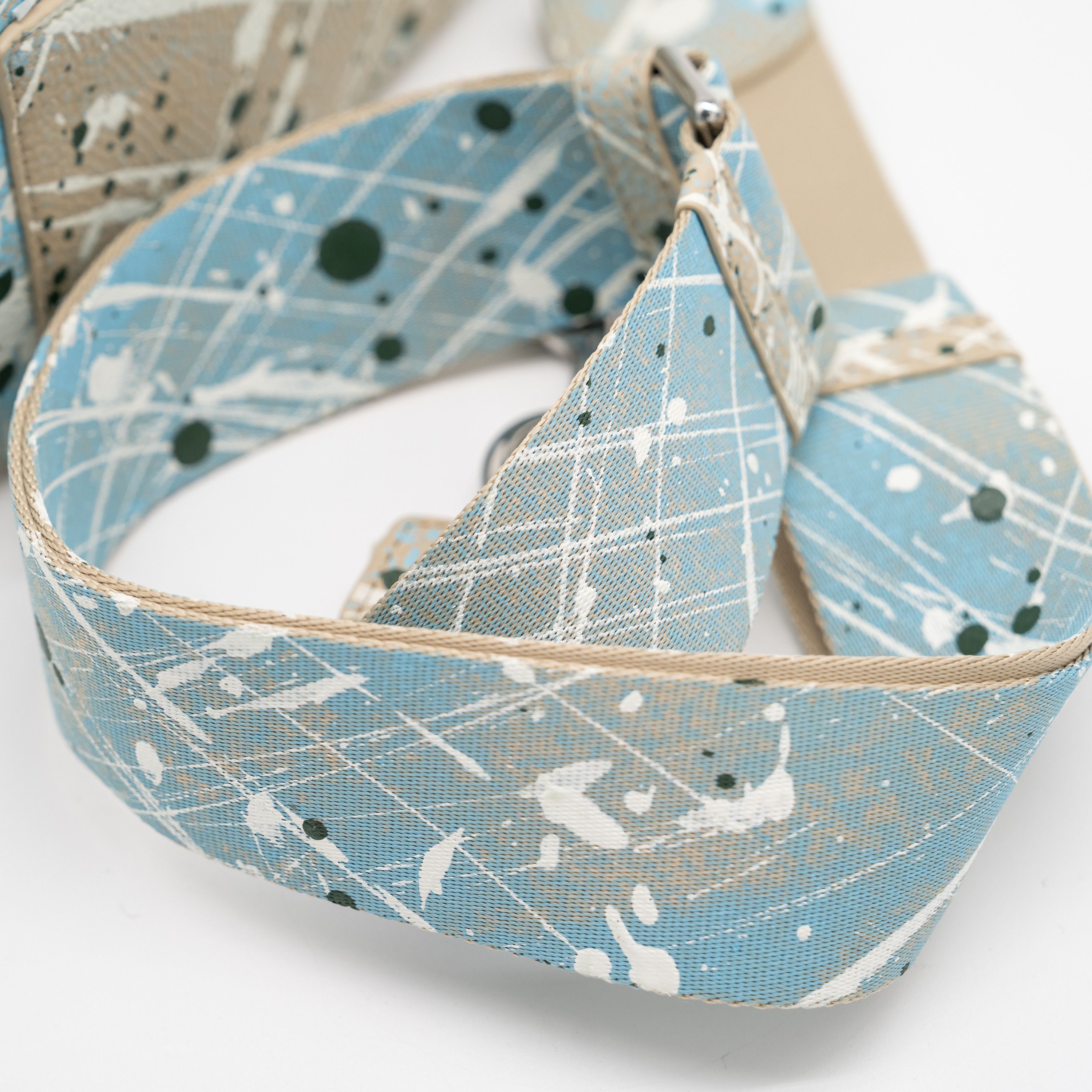 Marc Jacobs Marc Jacobs Paint Splatter Blue Snapshot Bag Shoulder Size ONE SIZE - 7 Thumbnail
