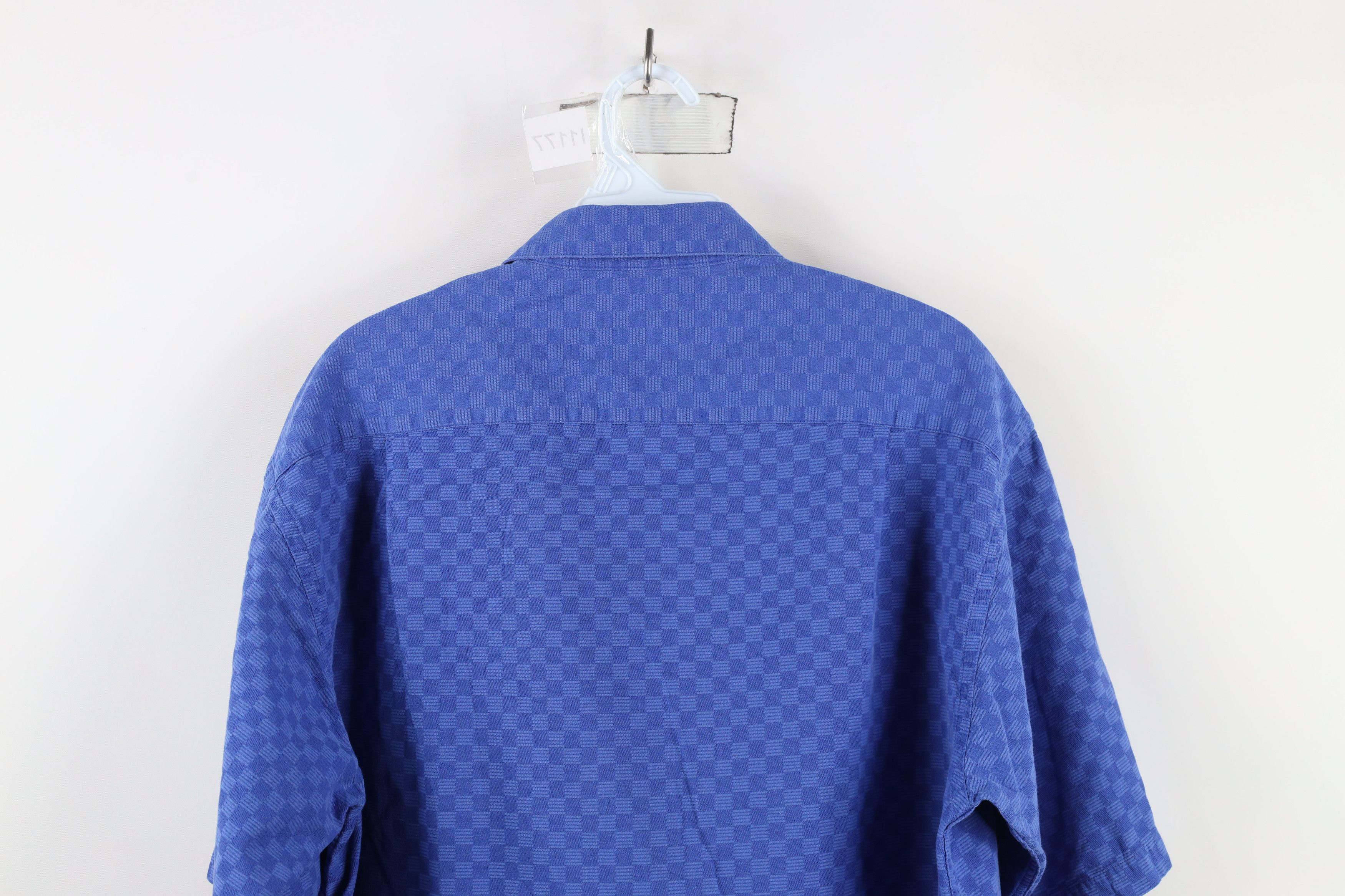 Vintage Vintage 90s Streetwear Checkered Short Sleeve Button Shirt Size US M / EU 48-50 / 2 - 9 Thumbnail