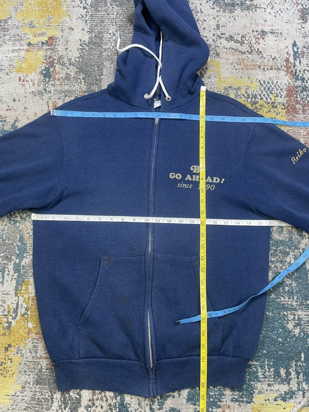 Hanes Vintage Hanes Zip Up Sweatshirt Hoodies Size US M / EU 48-50 / 2 - 10 Thumbnail