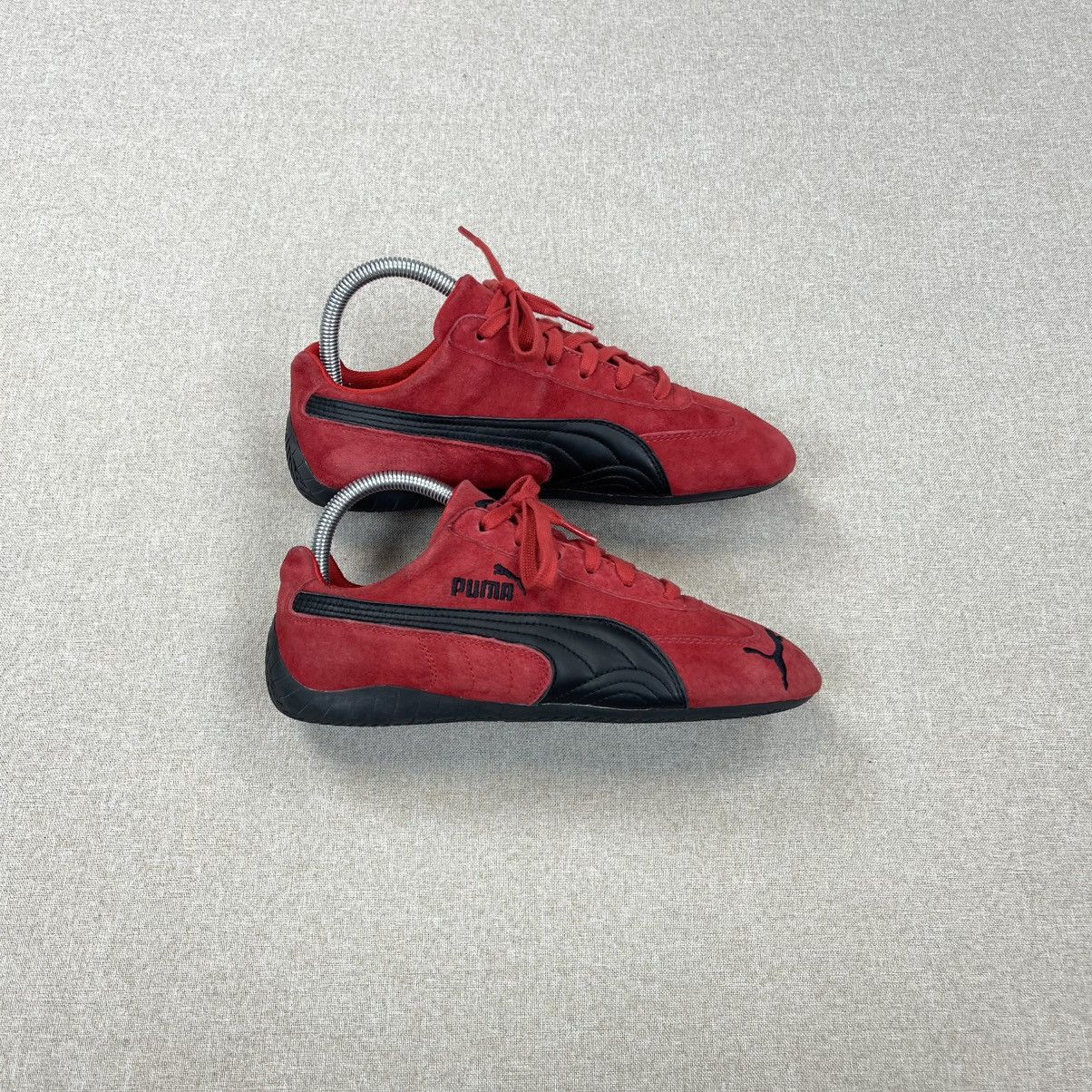 VINTAGE OG 2004 PUMA SPEEDCAT TRAINERS SNEAKERS RED SUEDE