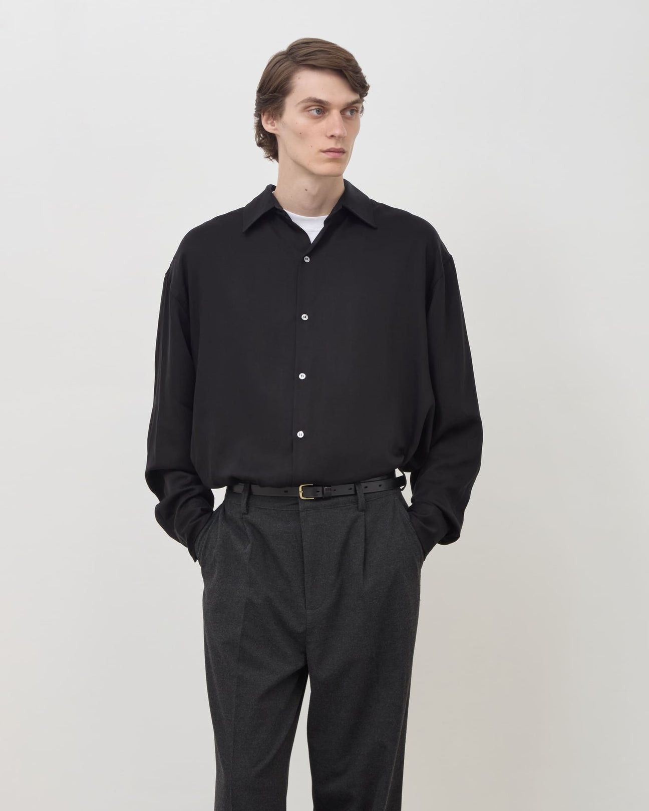 Cos COS Long Sleeve Drape Shirt Size US M / EU 48-50 / 2 - 1 Thumbnail