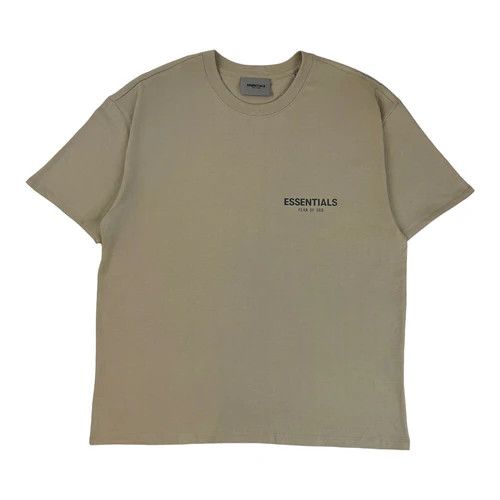 image of Fear Of God Essentials Tee Linen in Brown, Men's (Size Medium)
