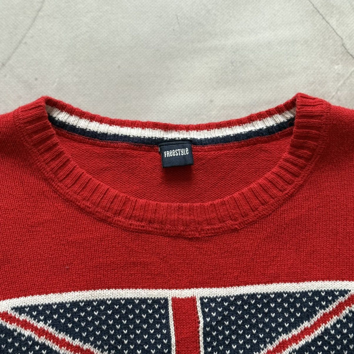 Hysteric Glamour × Undercover 00s England British Flag Knit Sweater PPFM Burberry Vibe Size S / US 4 / IT 40 - 3 Thumbnail