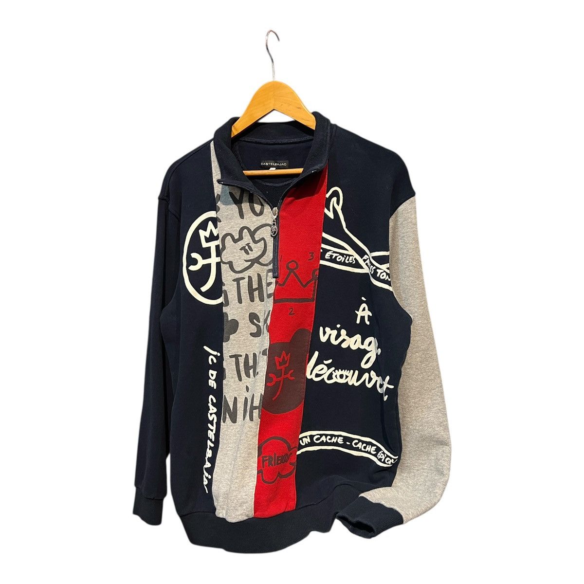 Jean Charles De Castelbajac Jean Charles De Castlebajac halfzipper sweatshirt Size US L / EU 52-54 / 3 - 1 Thumbnail
