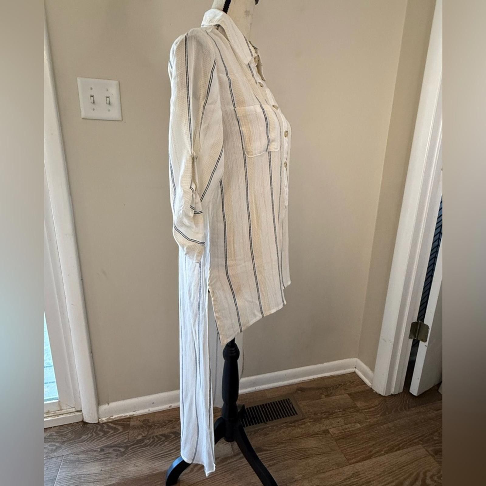 Other Style Rack high low hem tunic swim coverup SZ M Size ONE SIZE - 2 Thumbnail