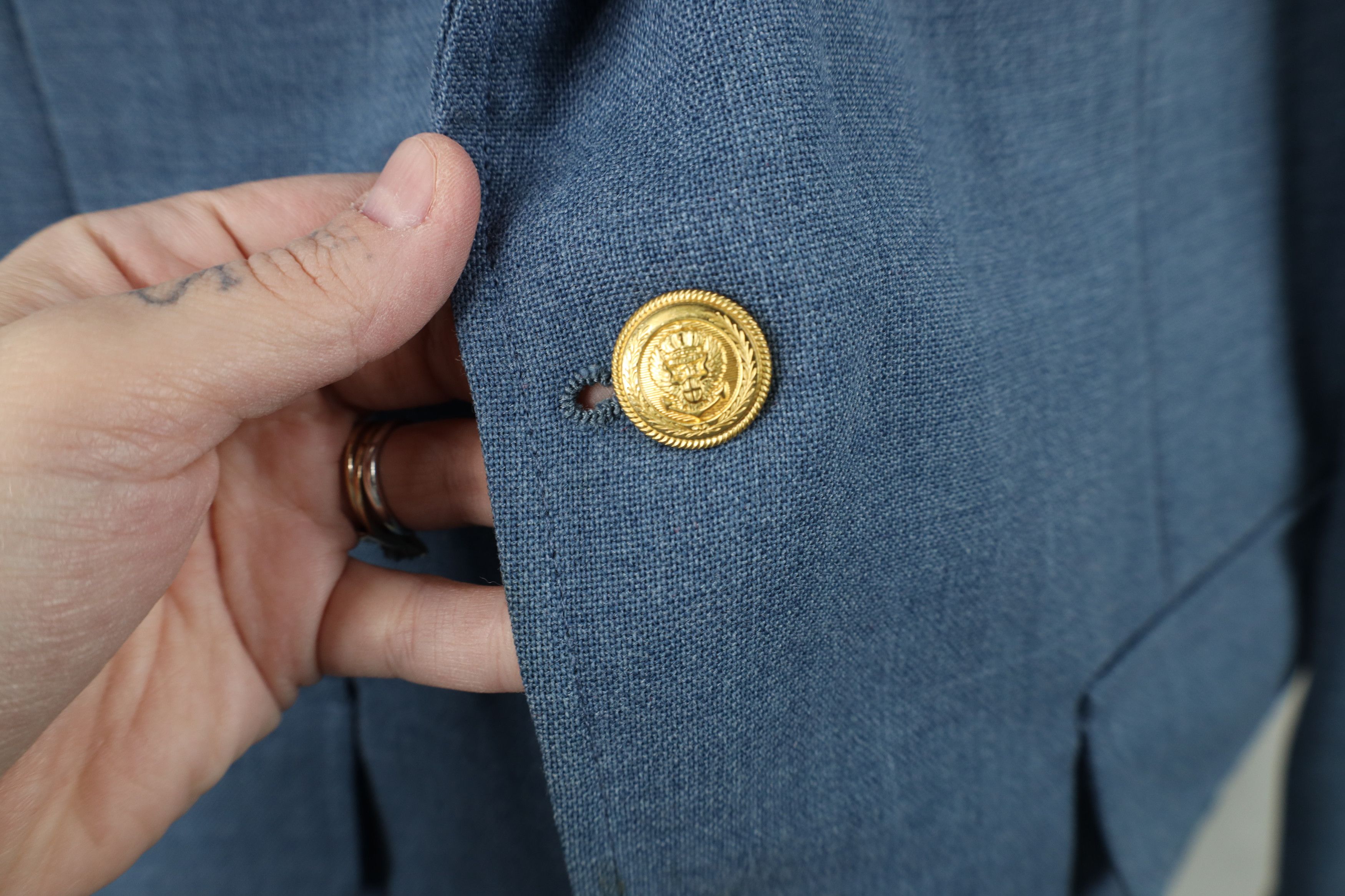 Vintage Vintage 70s Streetwear 2 Button Wool Blazer Suit Jacket USA Size US L / EU 52-54 / 3 - 7 Thumbnail