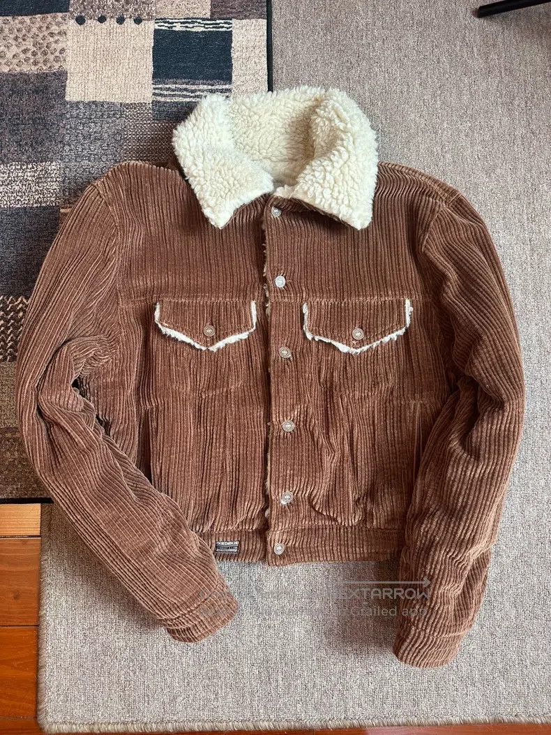 ERL ERL Fleece Corduroy Jacket Size S / US 4 / IT 40 - 1 Thumbnail