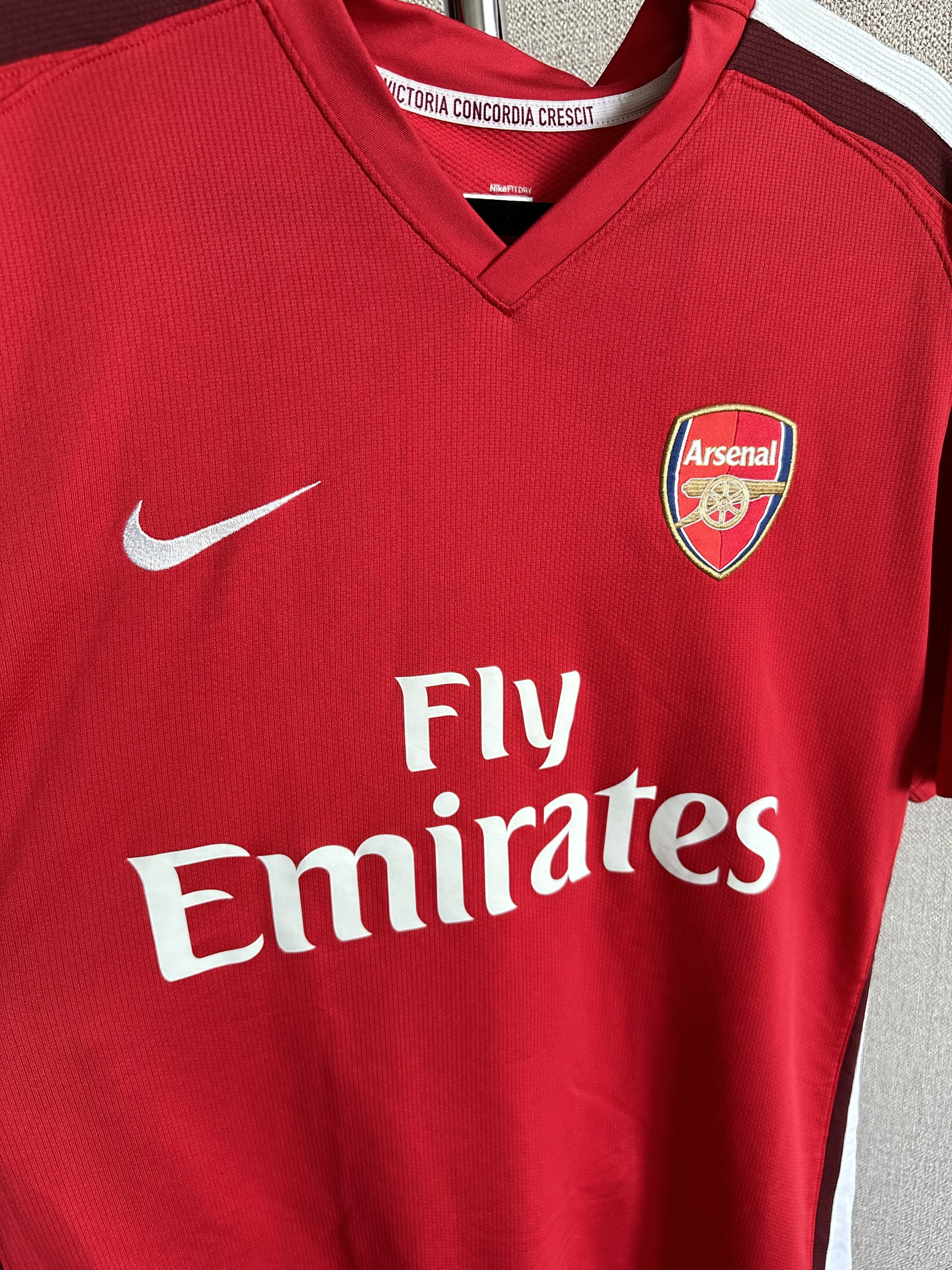 Nike 2009/10 Nike Arsenal FC Vintage Home Soccer Jersey/Shirt Size US L / EU 52-54 / 3 - 5 Thumbnail