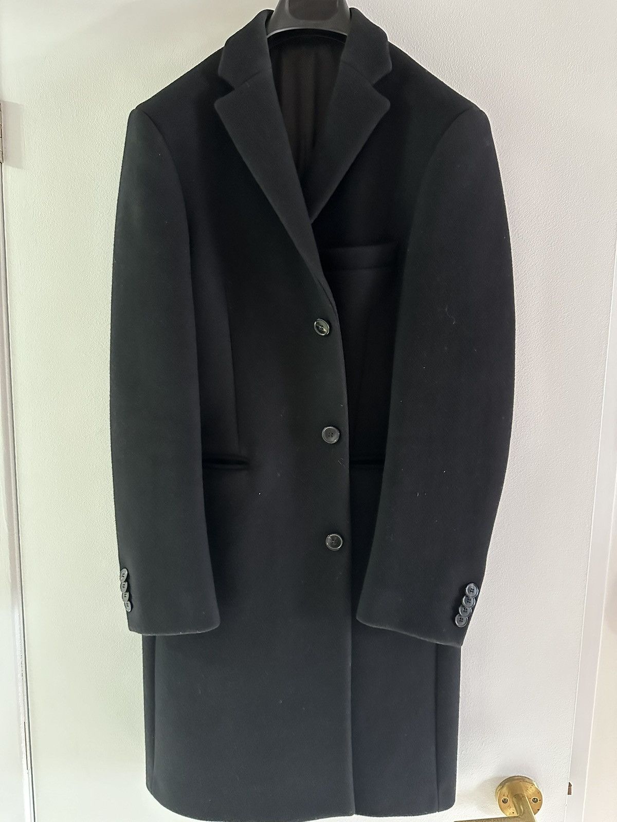 Acne Studios Acne Studios Garret Overcoat BLK Size EU48 Size US M / EU 48-50 / 2 - 3 Thumbnail