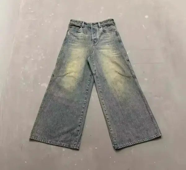 Japanese Brand Kawakami x Kon Washed Y2K Style Baggy Denim Jeans Size US 34 / EU 50 - 2 Thumbnail