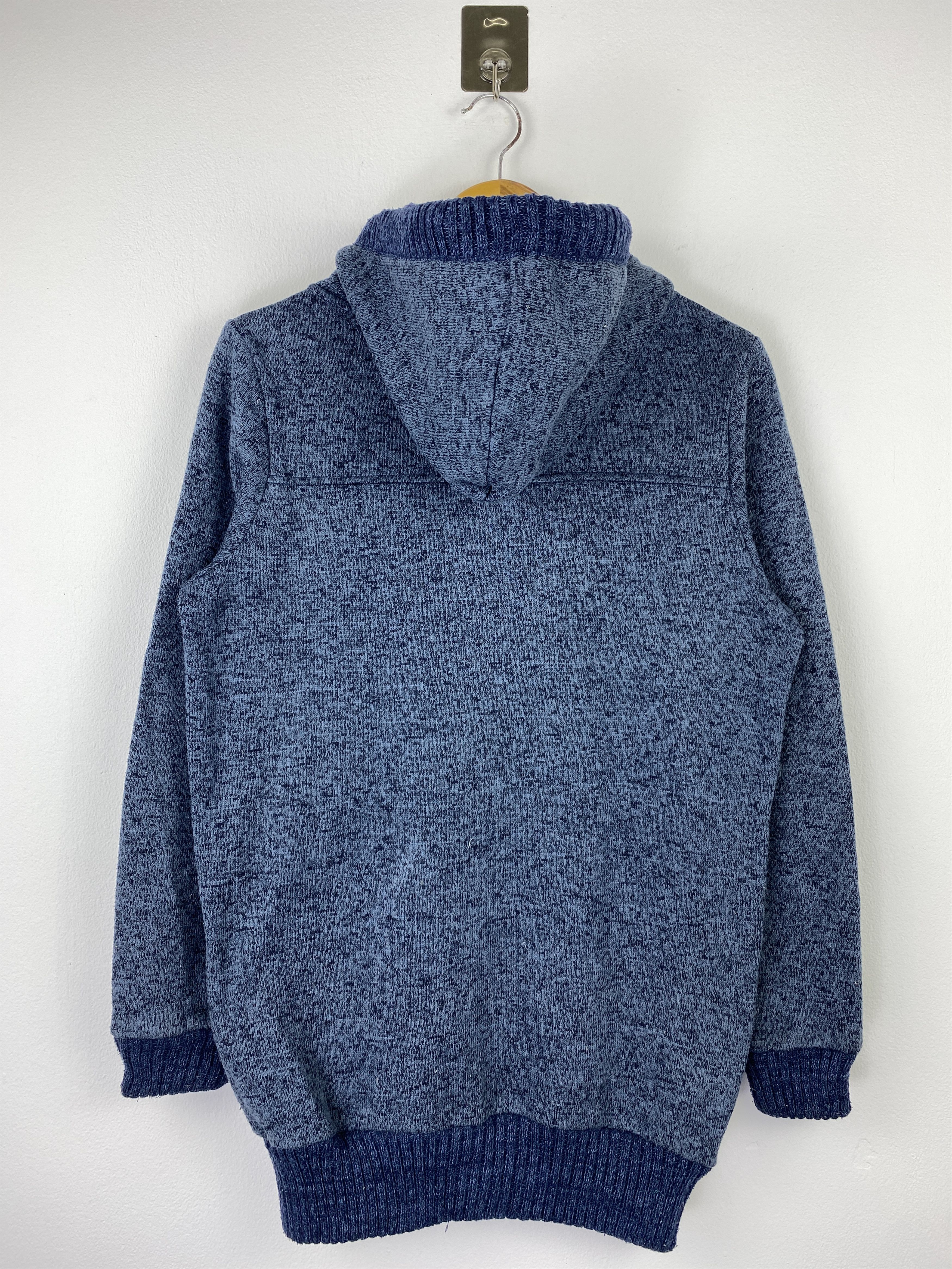 Billabong Vintage Billabong Sherpa Lined Knit Zipper Hoodie BP0052 Size US L / EU 52-54 / 3 - 3 Thumbnail