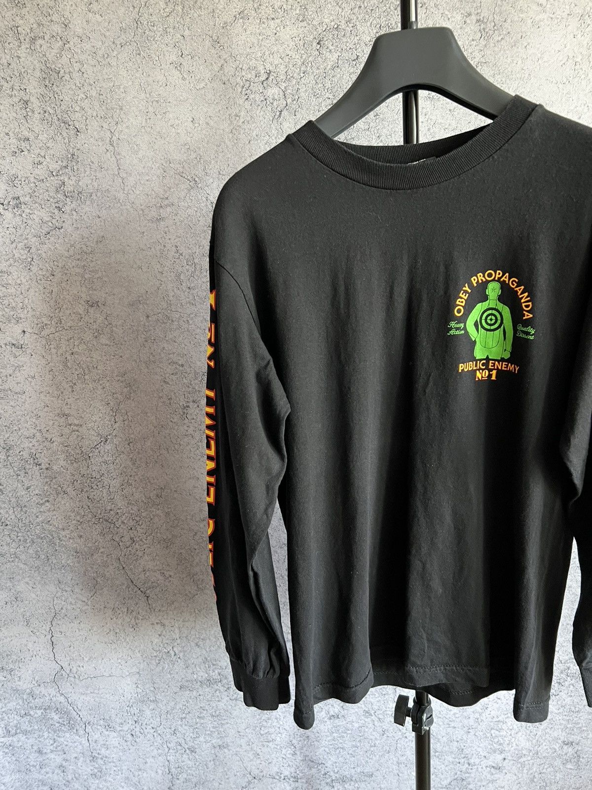 Obey Obey Long Sleeve T-Shirt Propaganda Public Enemy N1 Y2K Size US S / EU 44-46 / 1 - 12 Thumbnail
