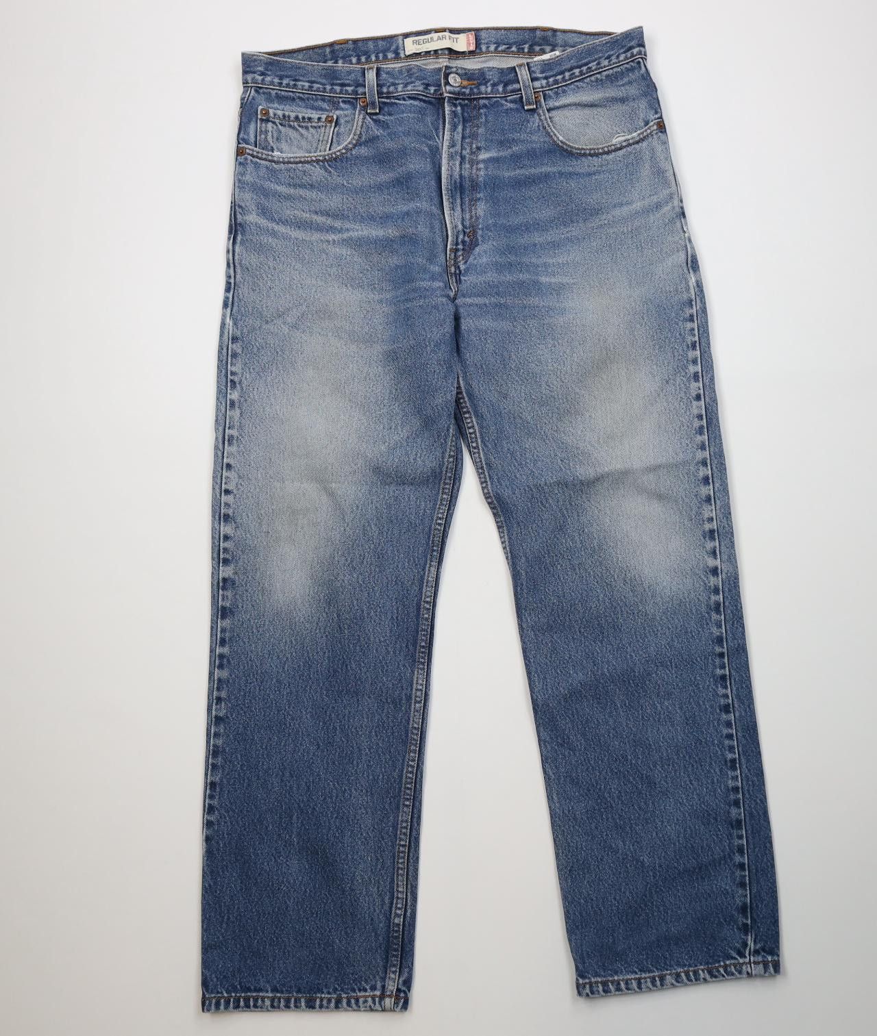 Levi's Vintage Y2K 2007 Levis 505 Regular Straight Leg Denim Jeans Size US 38 / EU 54 - 1 Thumbnail