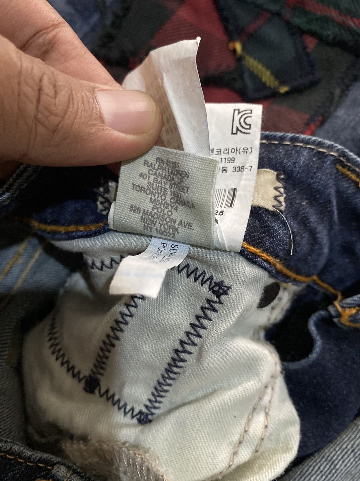 Y/Project Ralph Lauren Denim & Supply Kurt Cobain Grunge Patchwork Size 25" / US 0 / IT 36 - 11 Thumbnail