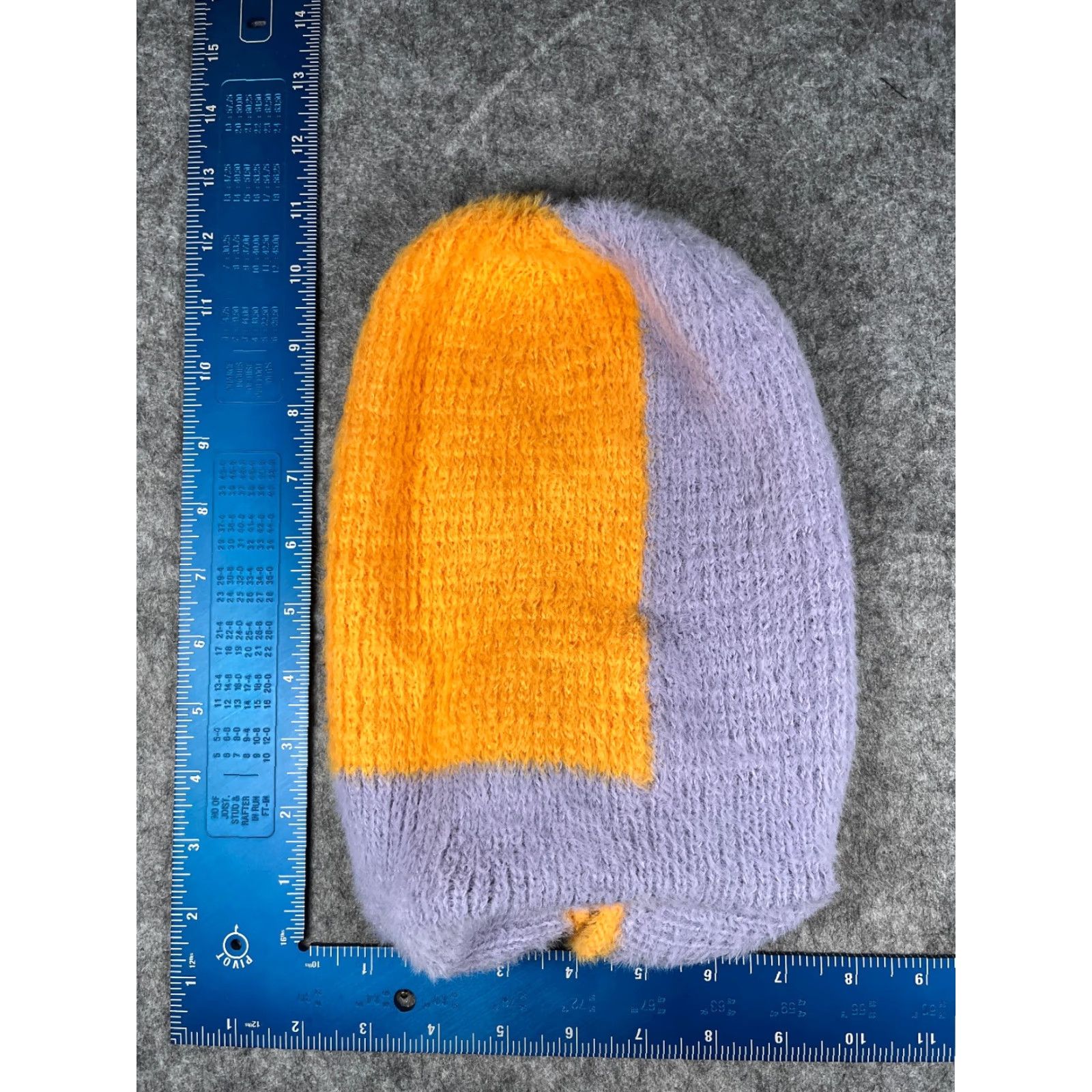 Vintage Wild Fable Beanie Women One Size Purple Yellow Knit Nylon Polyester NEW Size ONE SIZE - 5 Thumbnail