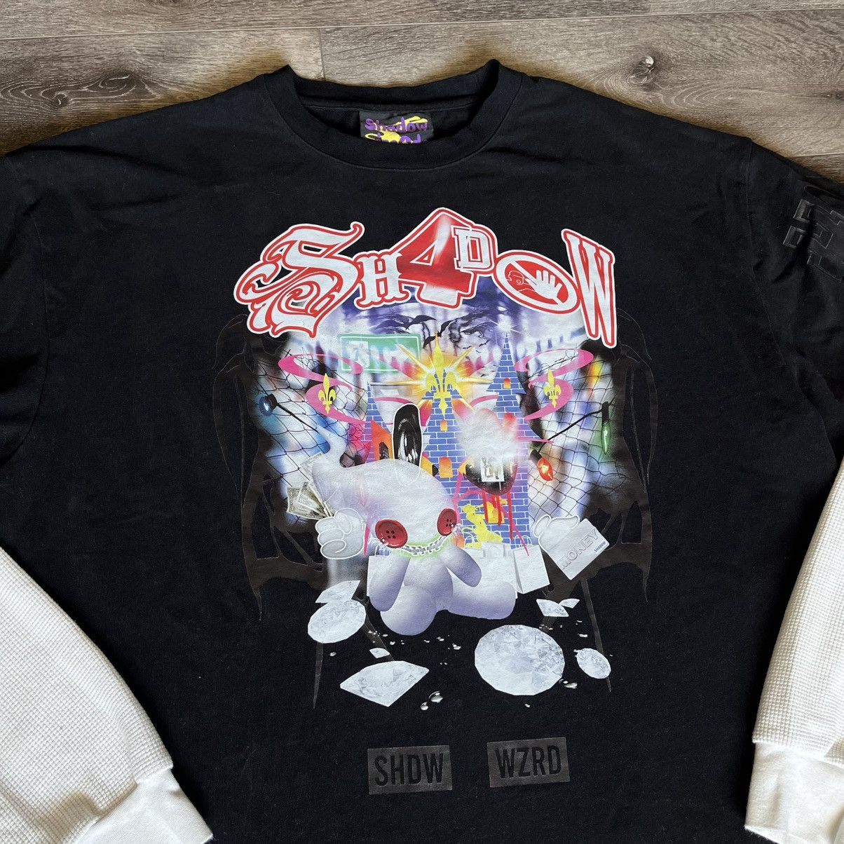 Drain Gang Shadow Wizard Money Gang SH4DOW Thermal Longsleeve Tee Shirt Size US L / EU 52-54 / 3 - 2 Thumbnail