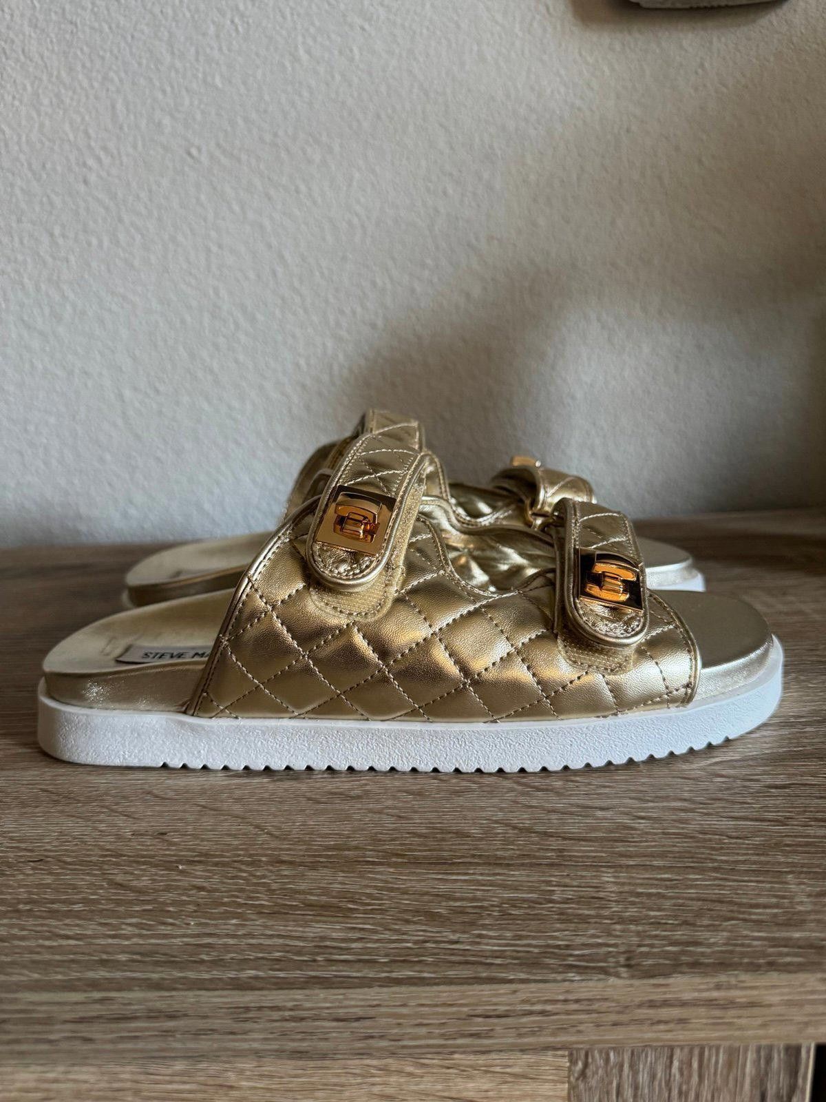 Steve Madden Steve Madden Schmona Gold Slide | Women’s Size 9.5 Size US 9.5 / IT 39.5 - 2 Thumbnail